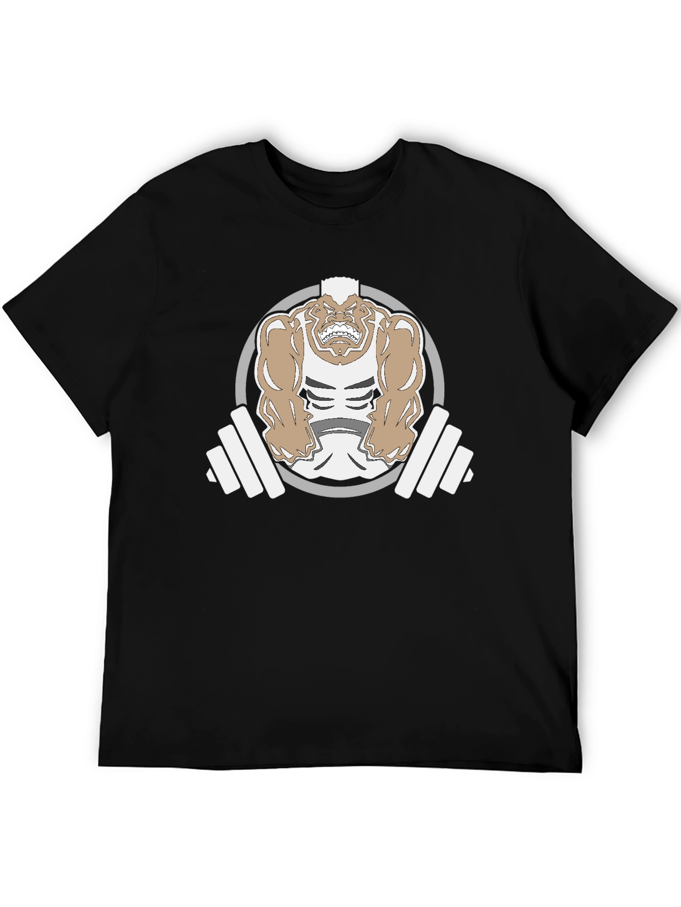 Gym Monster Graphic Black T-Shirt