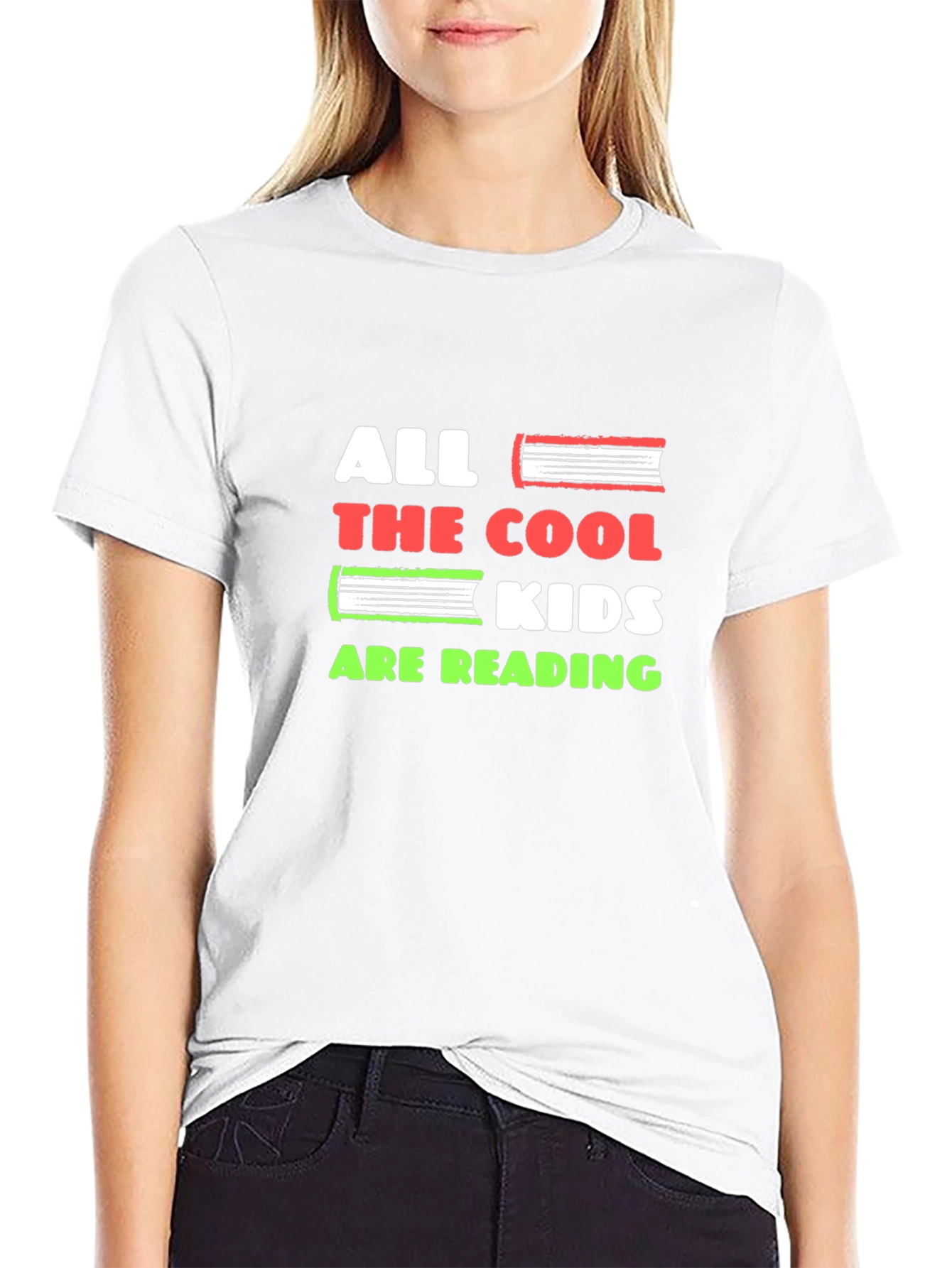 Cool Kids Reading Graphic T-Shirt