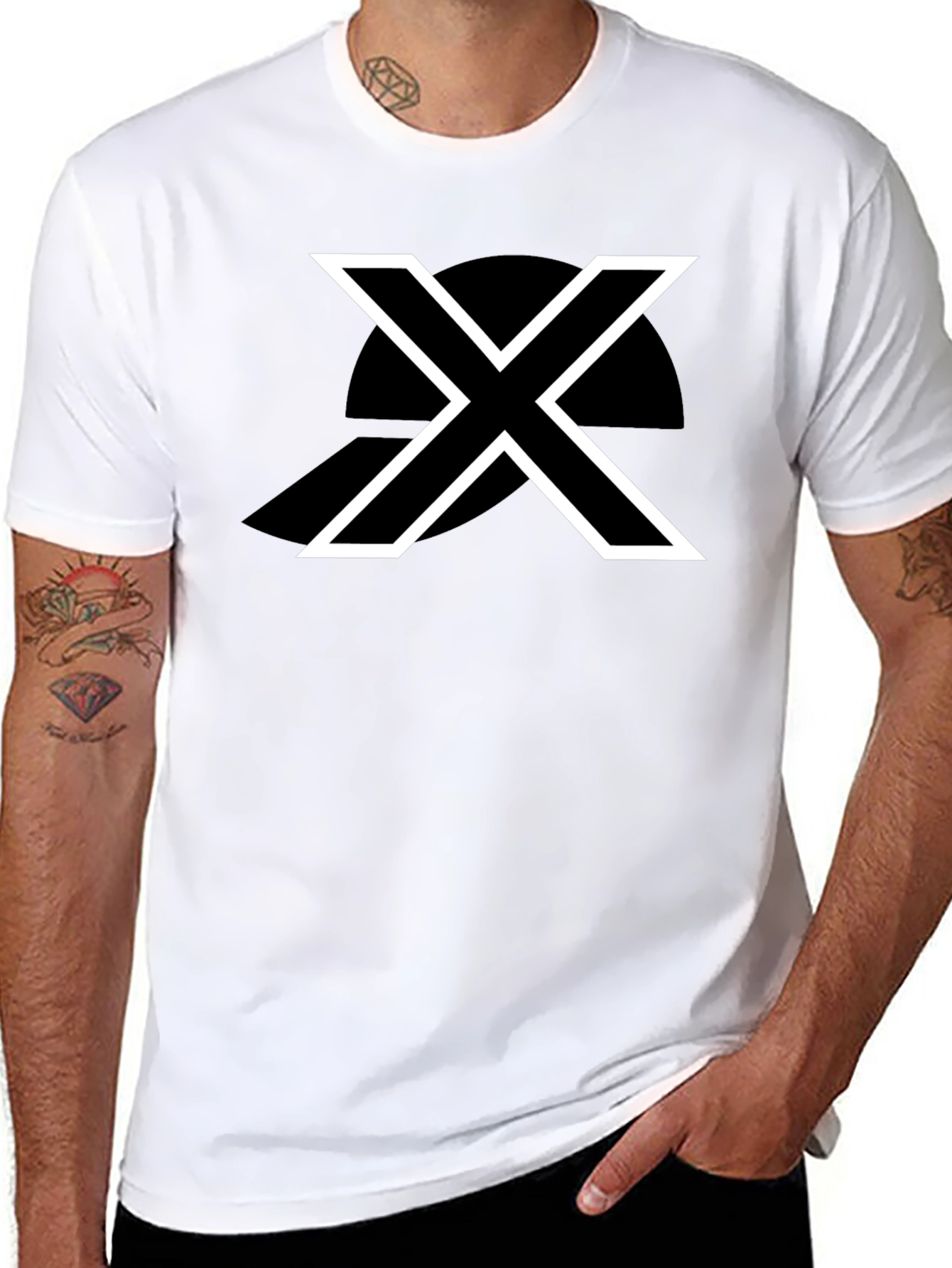 Graphic X T-Shirt - Casual Style