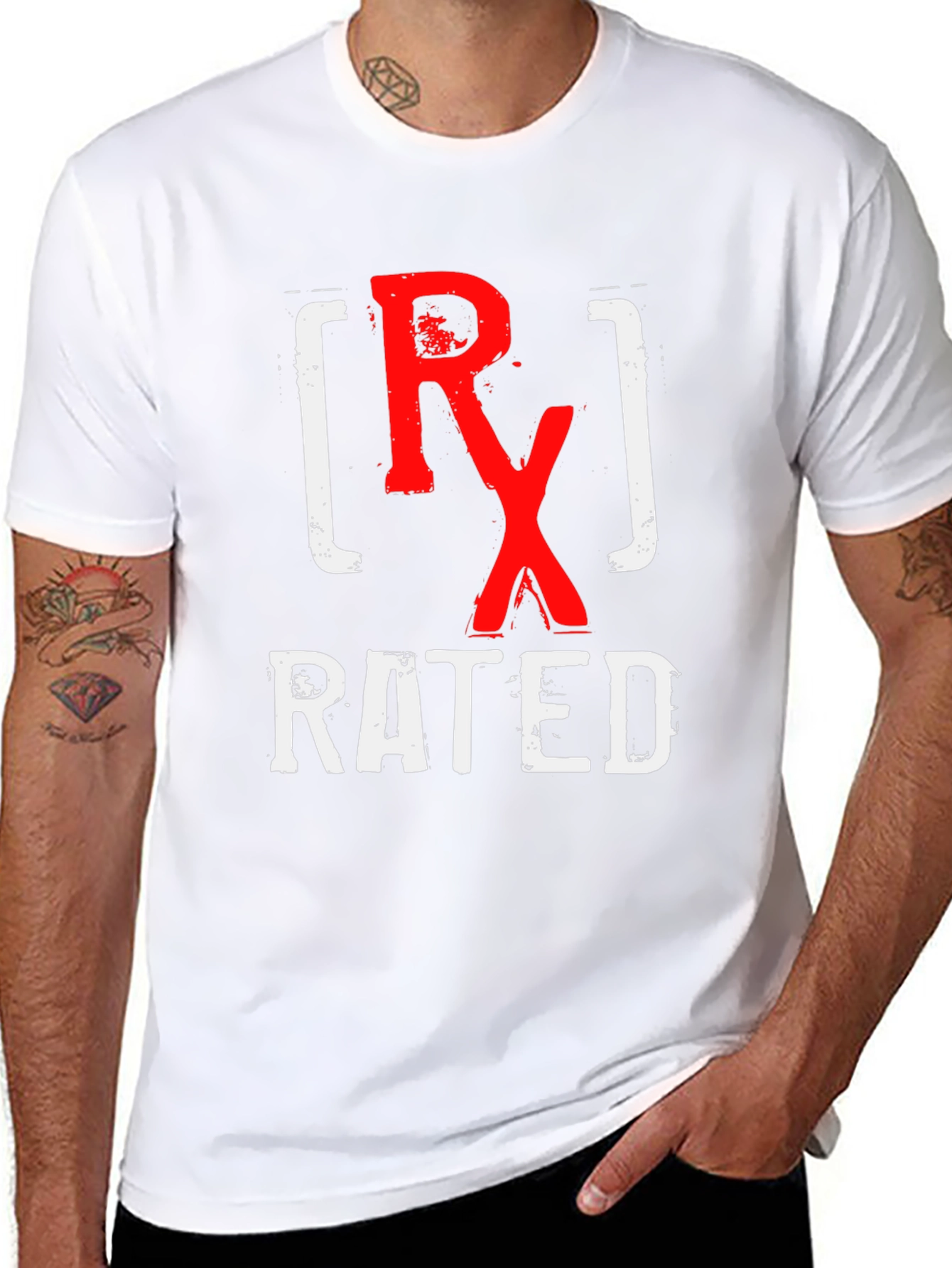 RX Rated Graphic Tee - Novelty T-Shirt