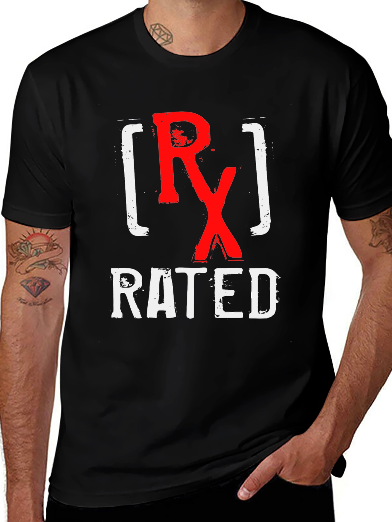 RX Rated Graphic Tee - Novelty T-Shirt
