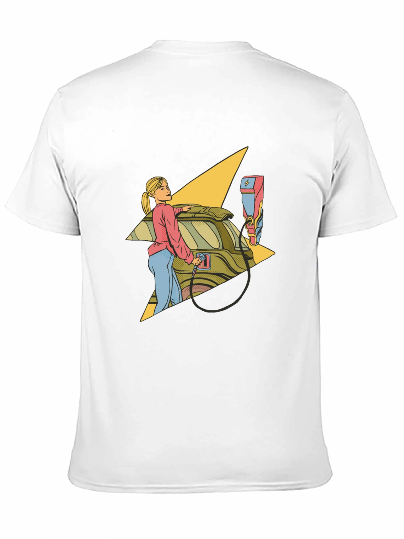 Electric Car Charging Graphic Tee