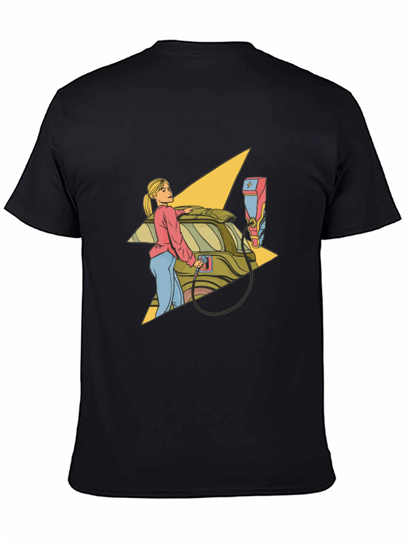 Electric Car Charging Graphic Tee
