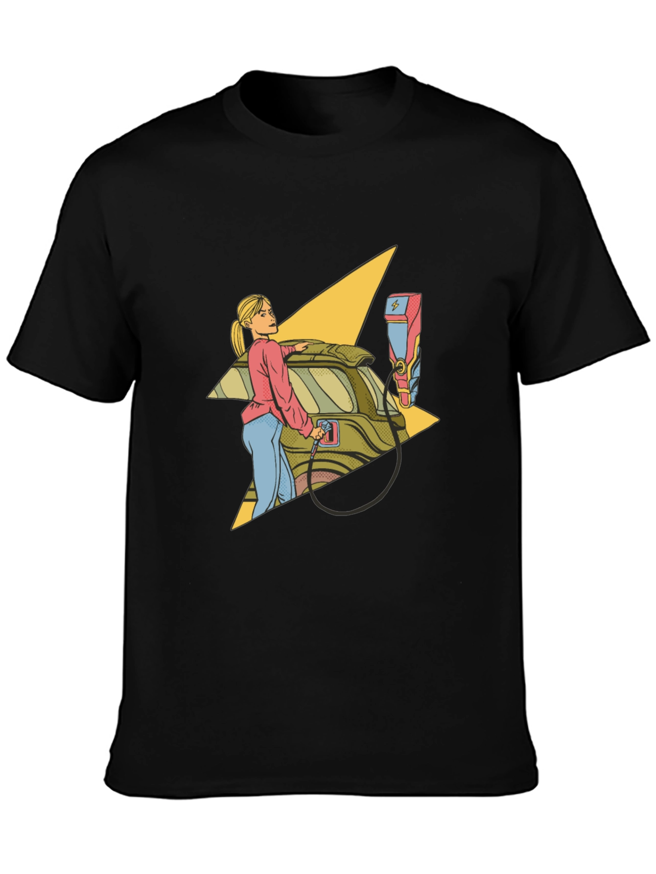 Electric Car Charging Graphic Tee