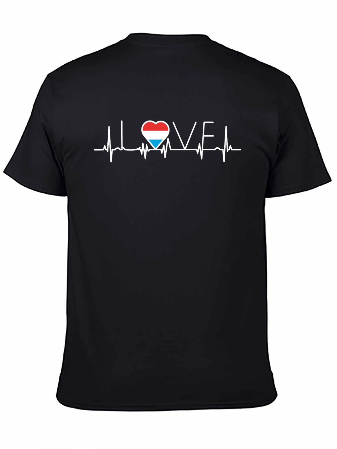 Luxembourg Heartbeat Love T-Shirt