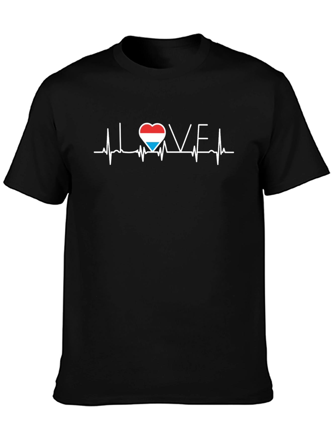 Luxembourg Heartbeat Love T-Shirt