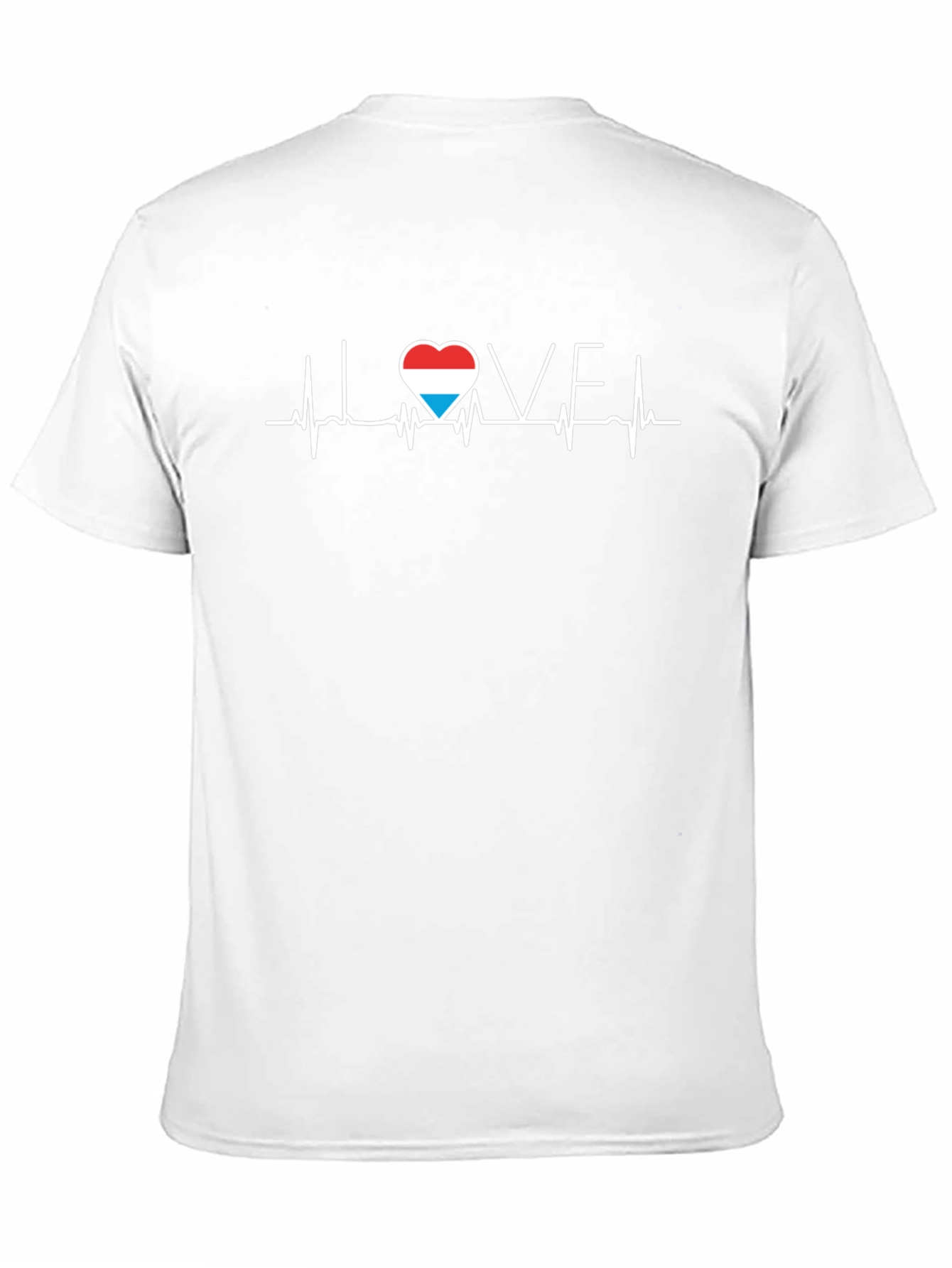 Luxembourg Heartbeat Love T-Shirt