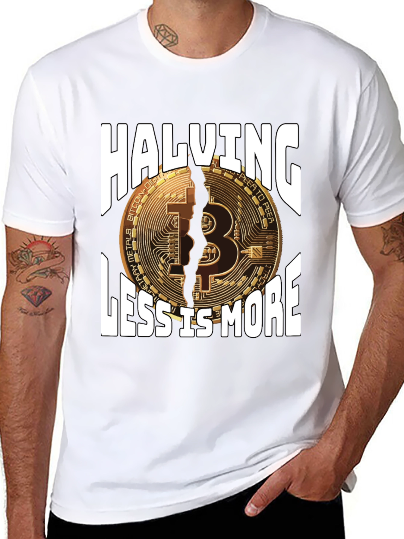 Bitcoin Halving T-Shirt - Less is More