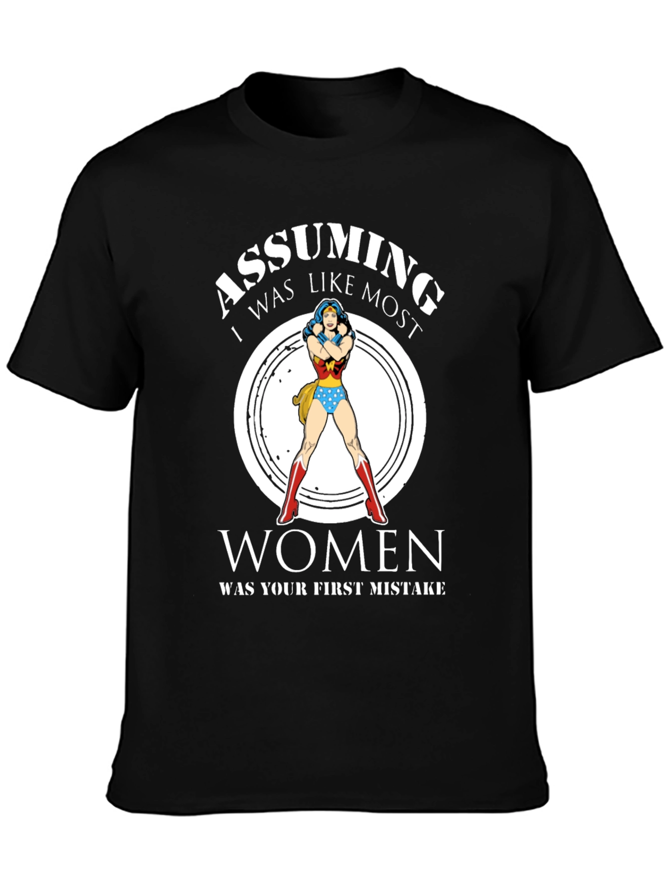 Wonder Woman Graphic T-Shirt - Assuming Women