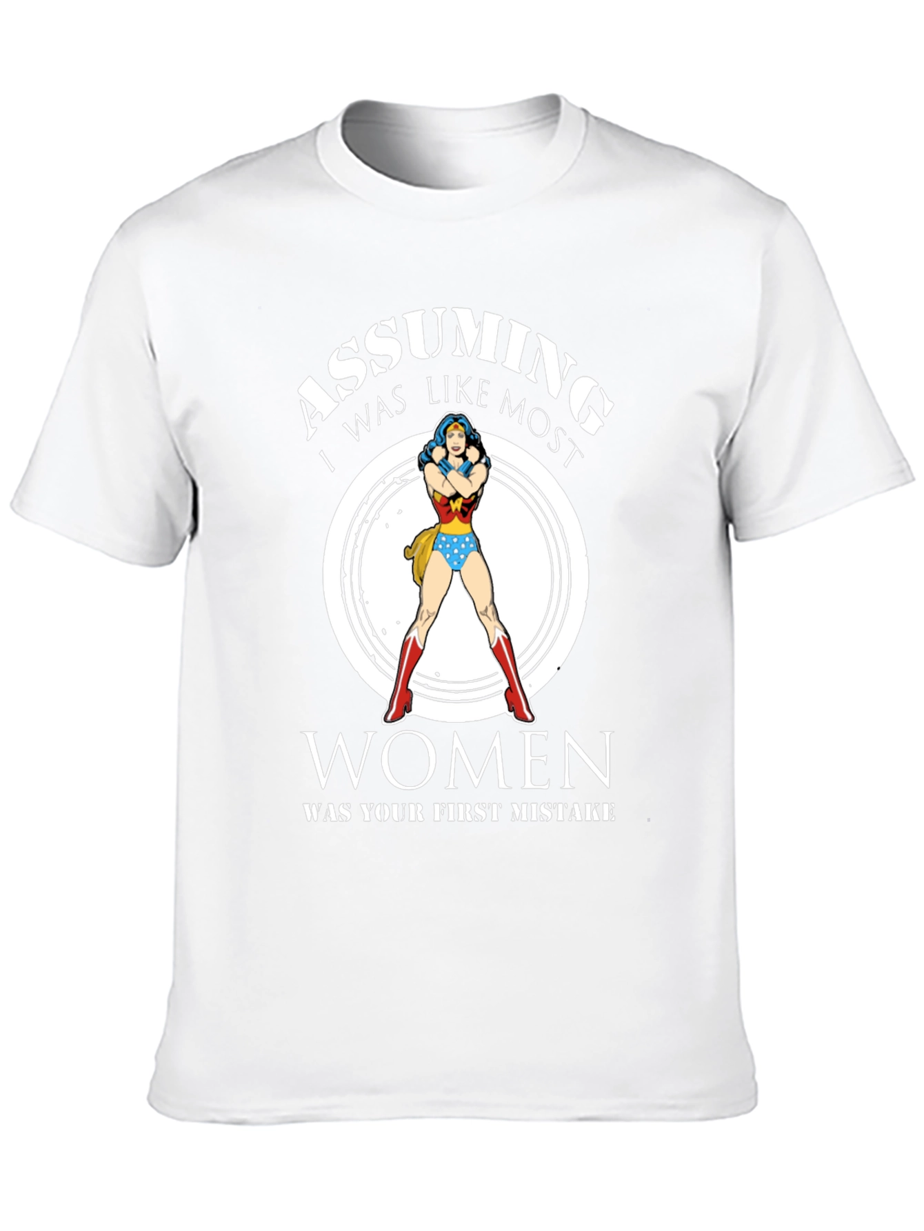 Wonder Woman Graphic T-Shirt - Assuming Women