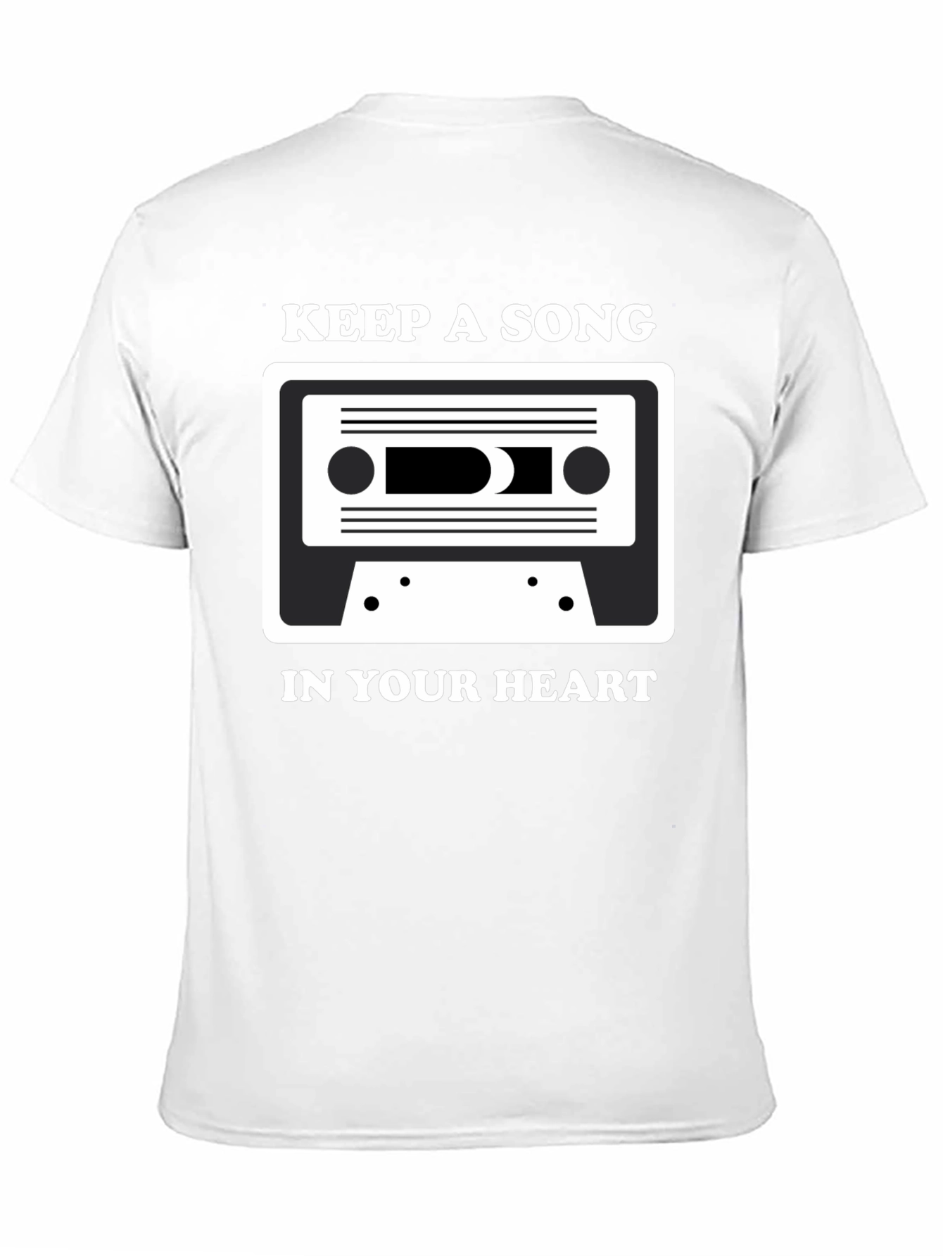 Keep A Song In Your Heart Black Tee