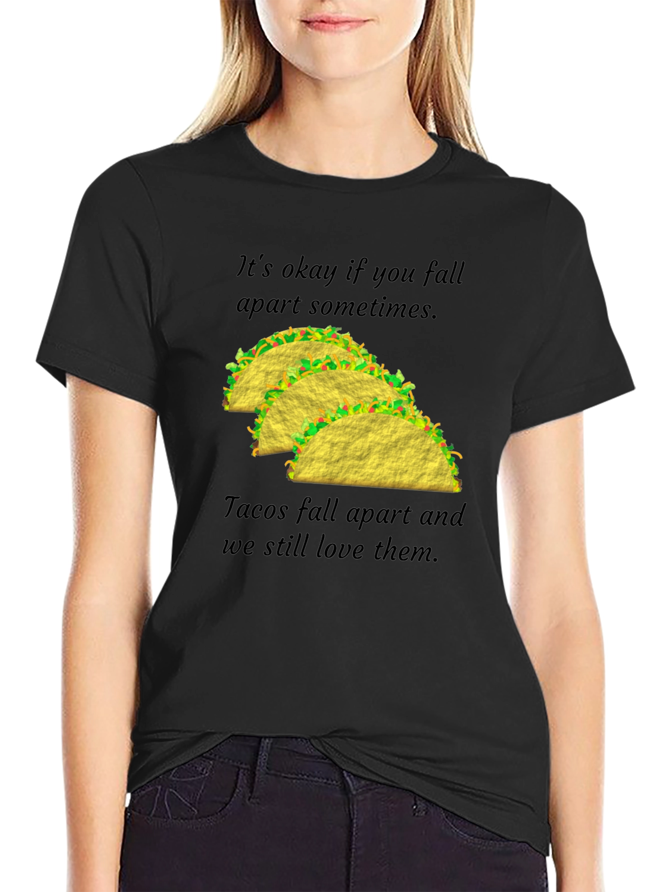 Tacos Fall Apart T-Shirt - Funny Graphic Tee
