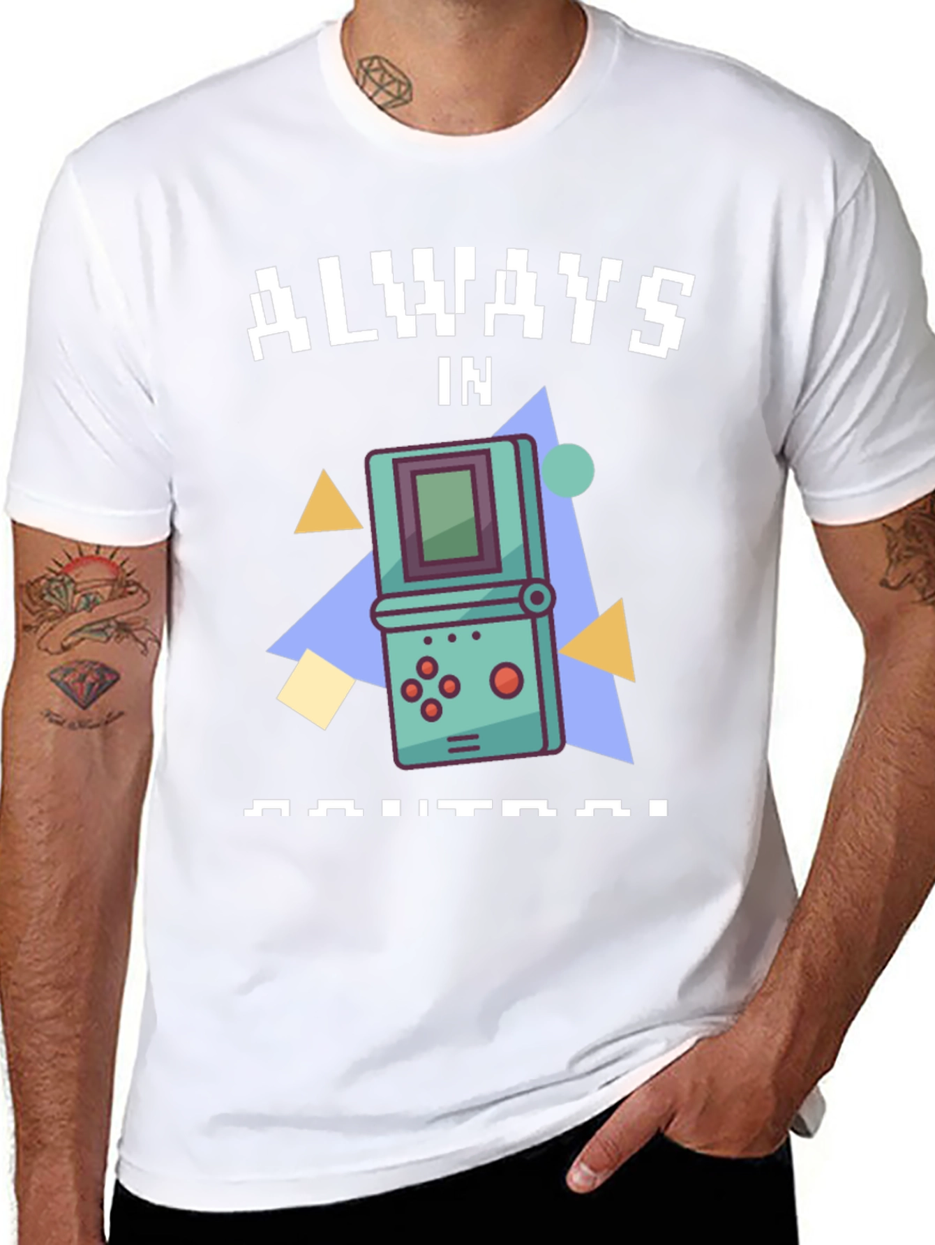Always In Control Retro Gaming T-Shirt