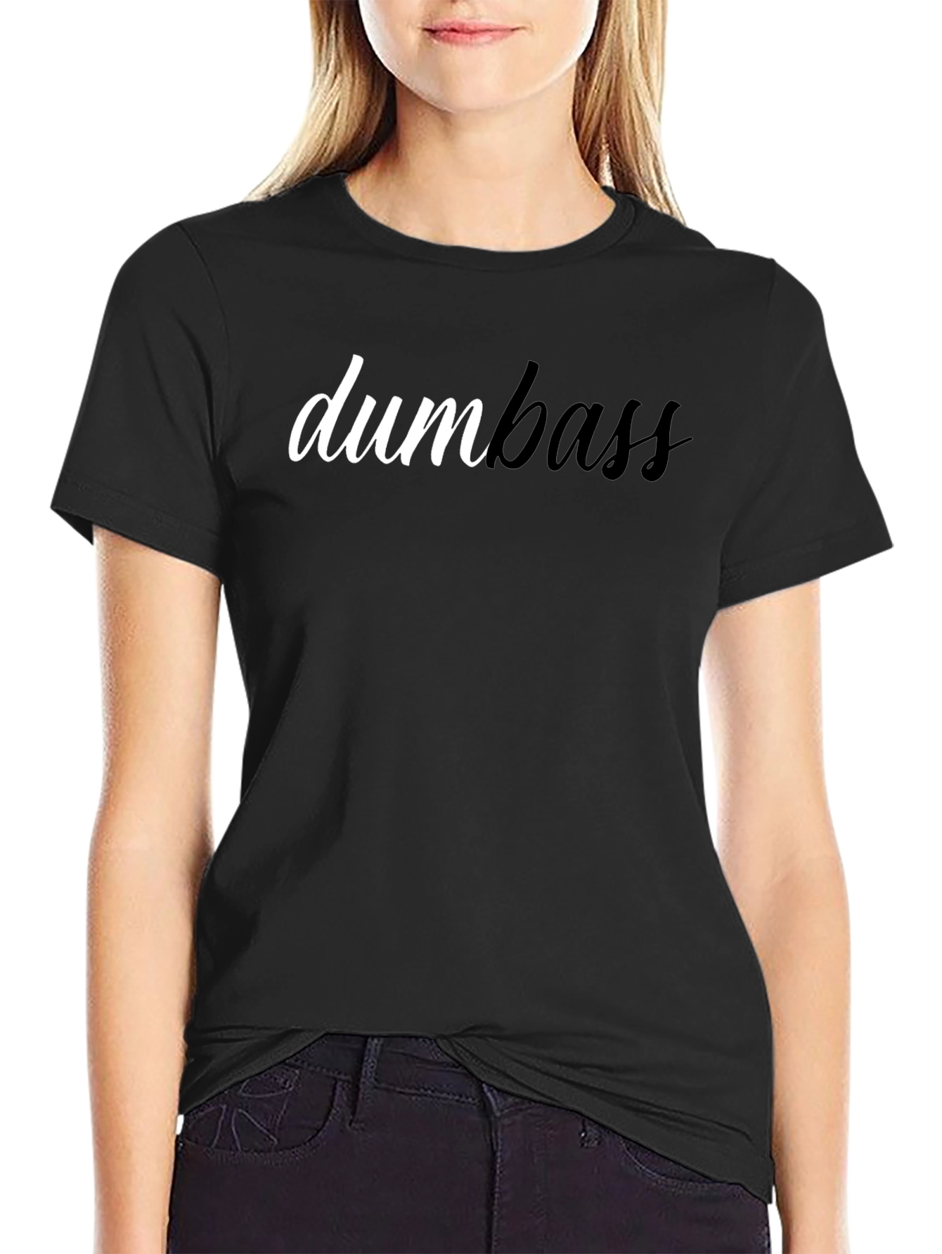Dumbass Graphic Tee - Casual Black T-Shirt