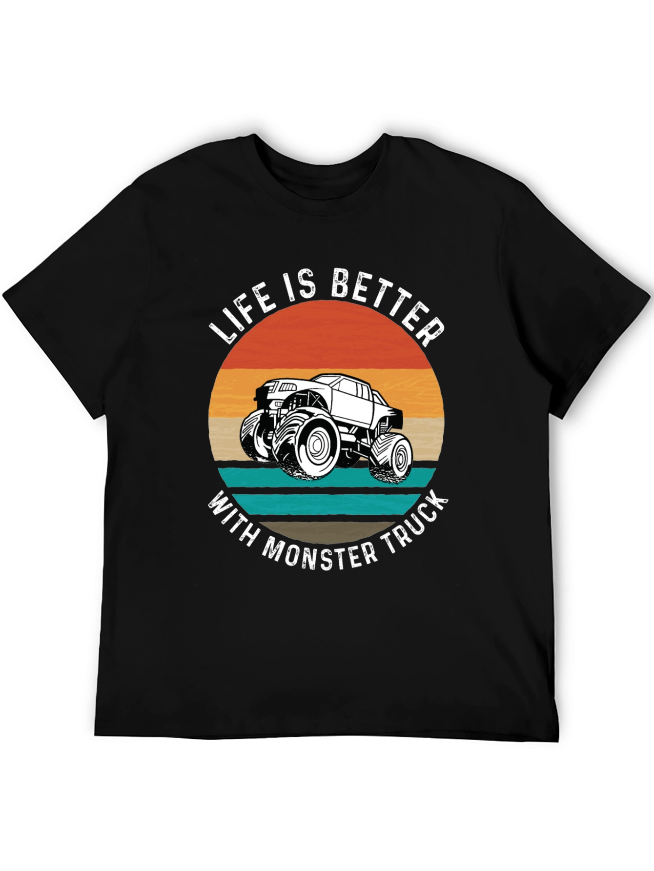 Life is Better Monster Truck Graphic Tee