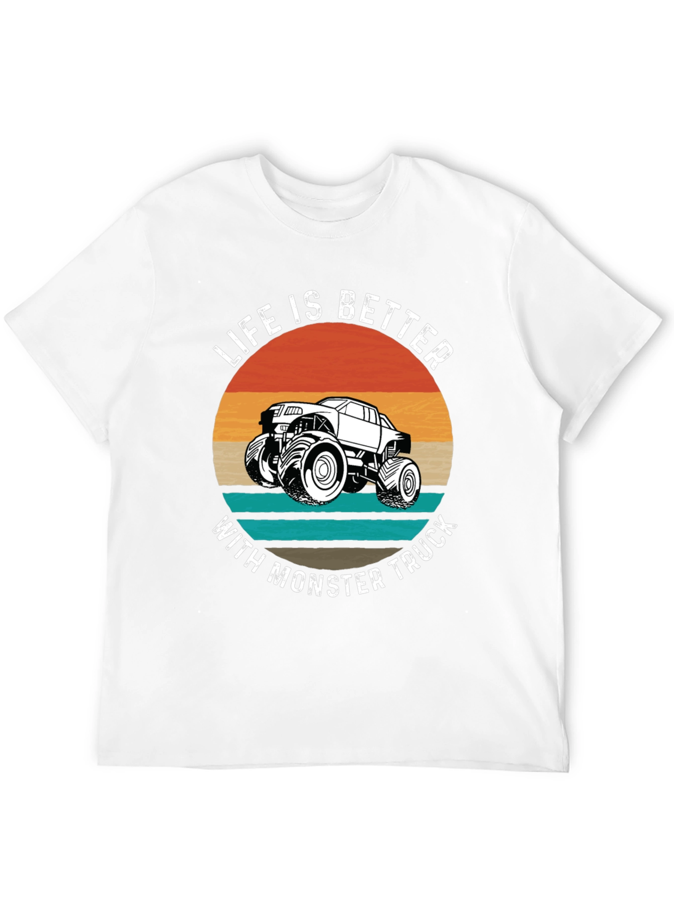 Life is Better Monster Truck Graphic Tee