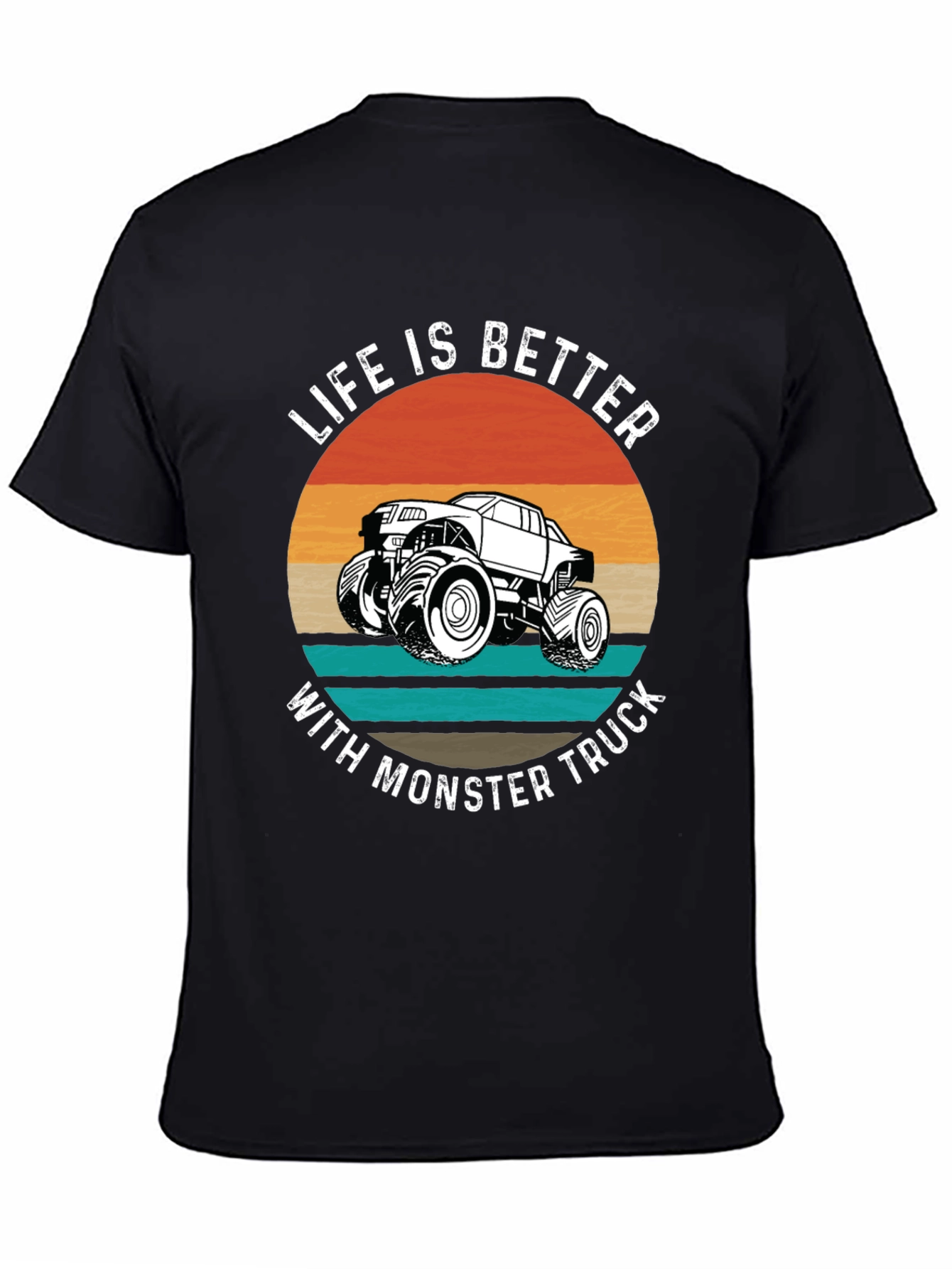 Life is Better Monster Truck Graphic Tee