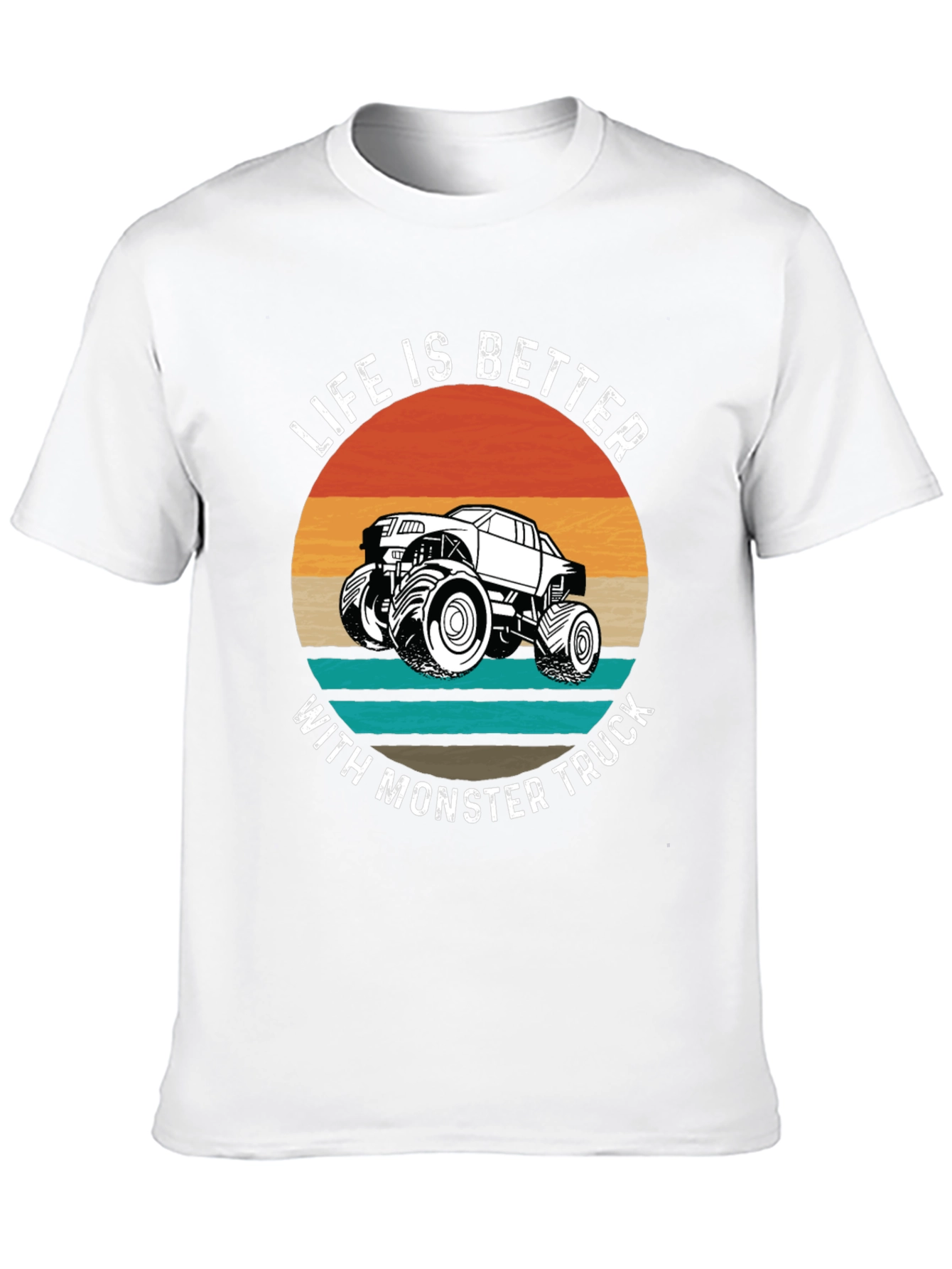 Life is Better Monster Truck Graphic Tee