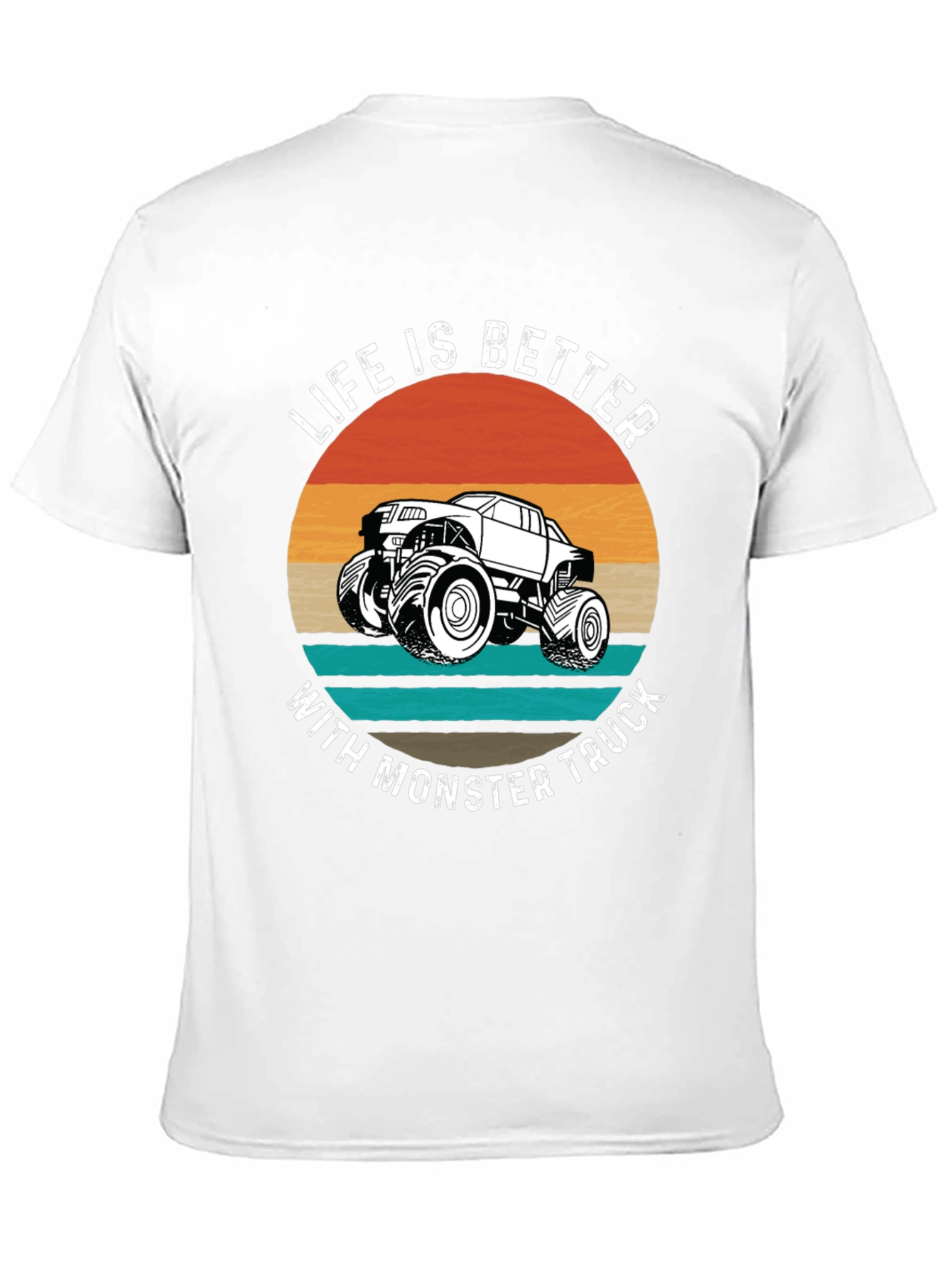 Life is Better Monster Truck Graphic Tee