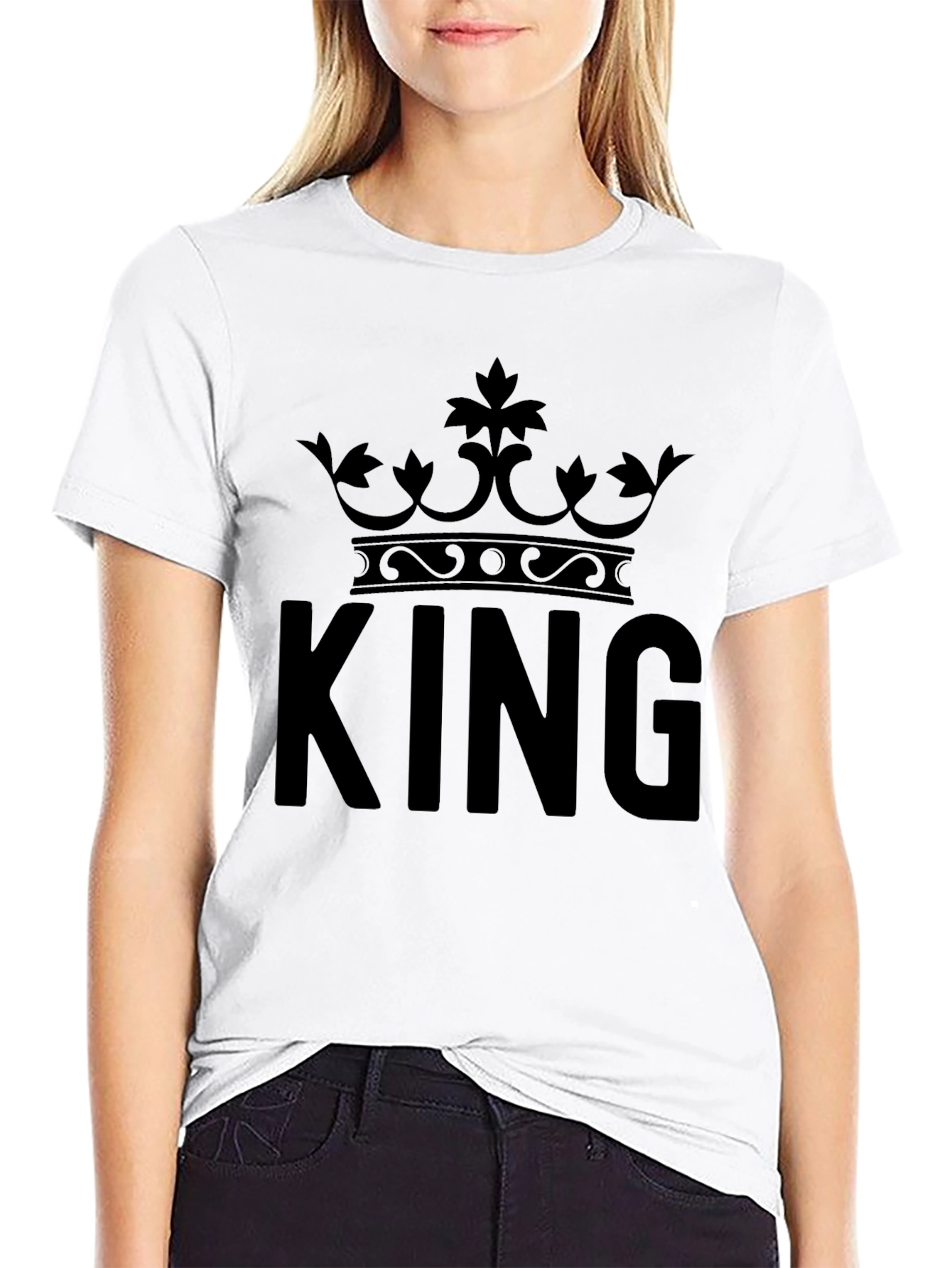 King Crown Graphic Tee - Black