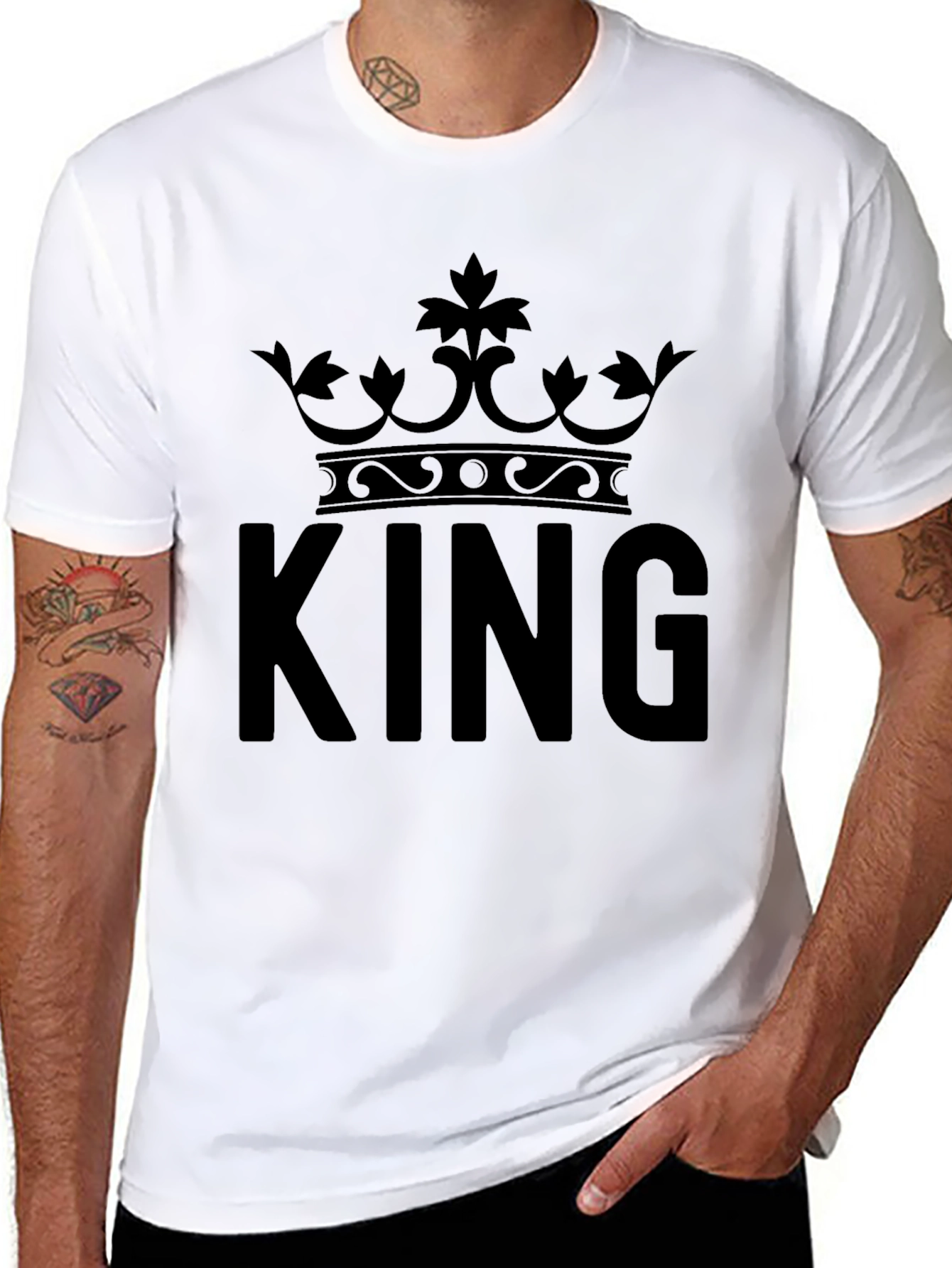 King Crown Graphic Tee - Black