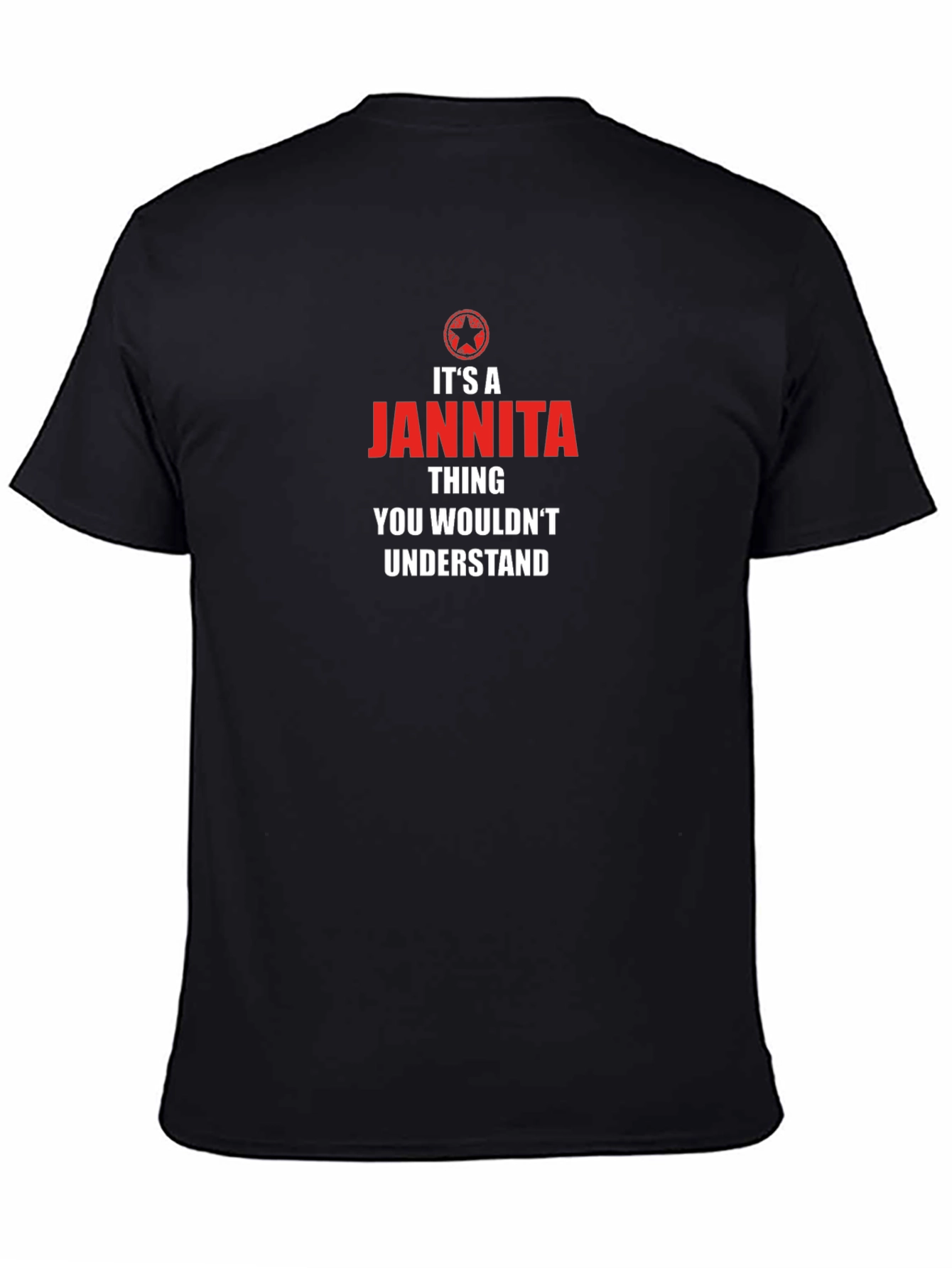 Its a Jannita Thing T-Shirt - Unisex Black Tee