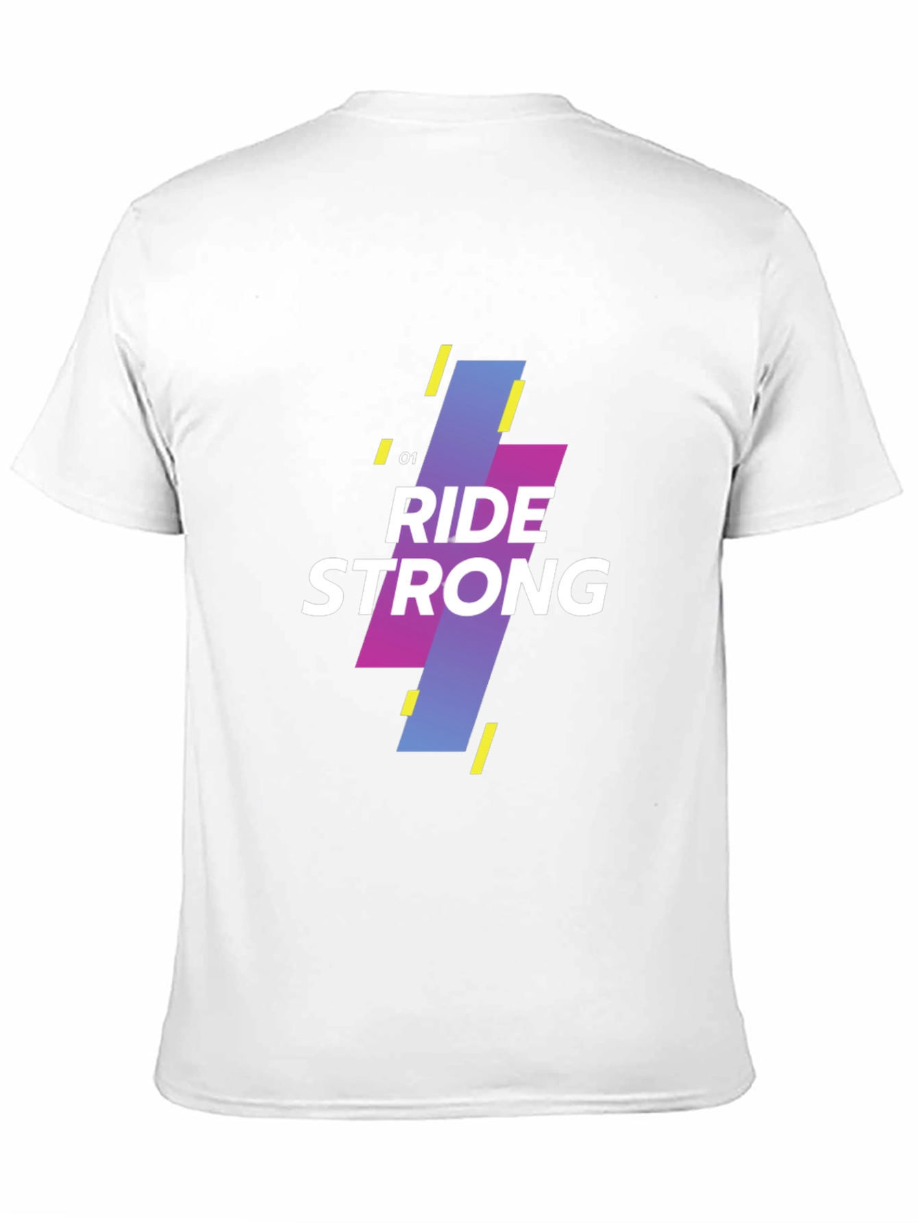 Ride Strong Graphic Print Black T-Shirt