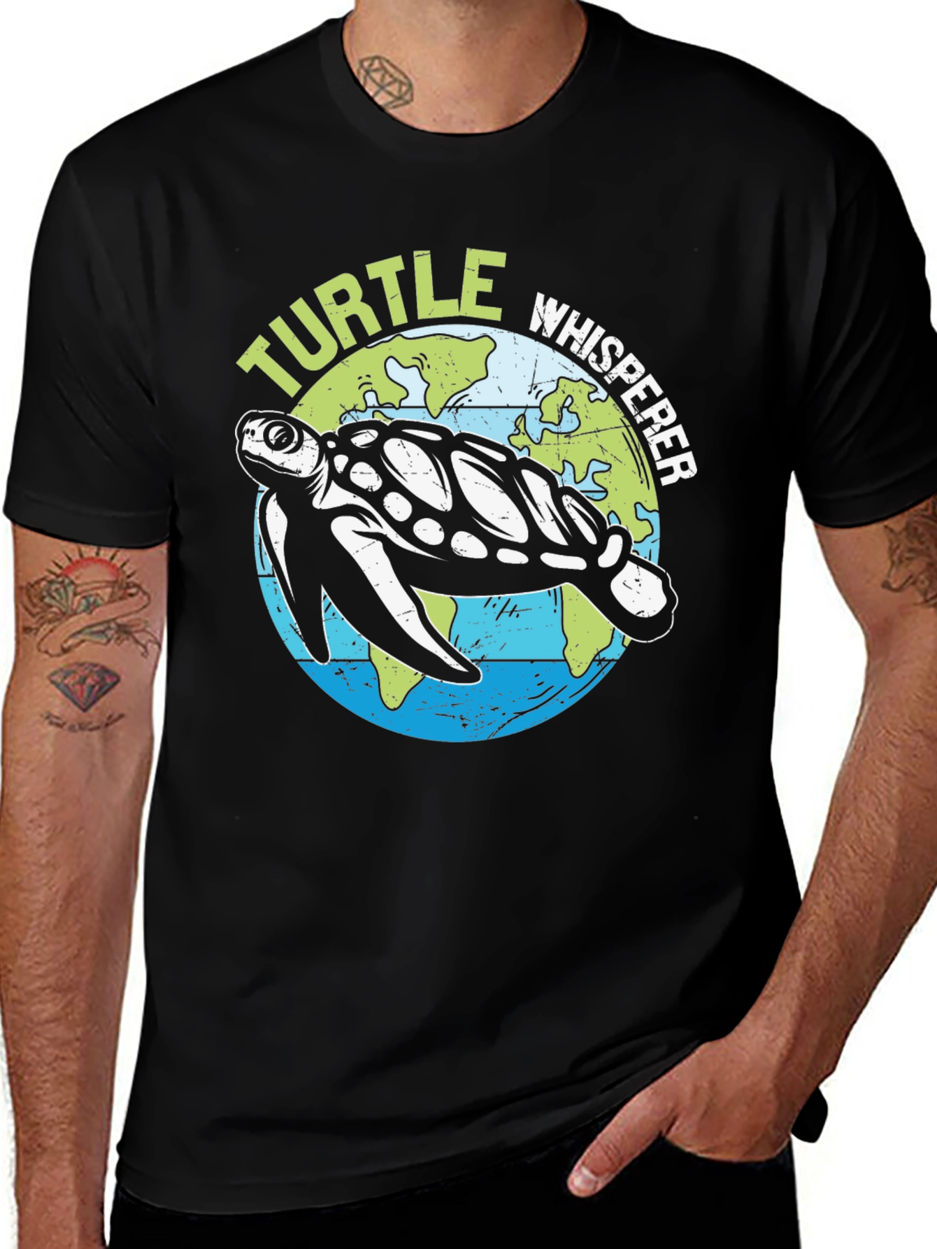 Turtle Whisperer Graphic Tee - Ocean Lover