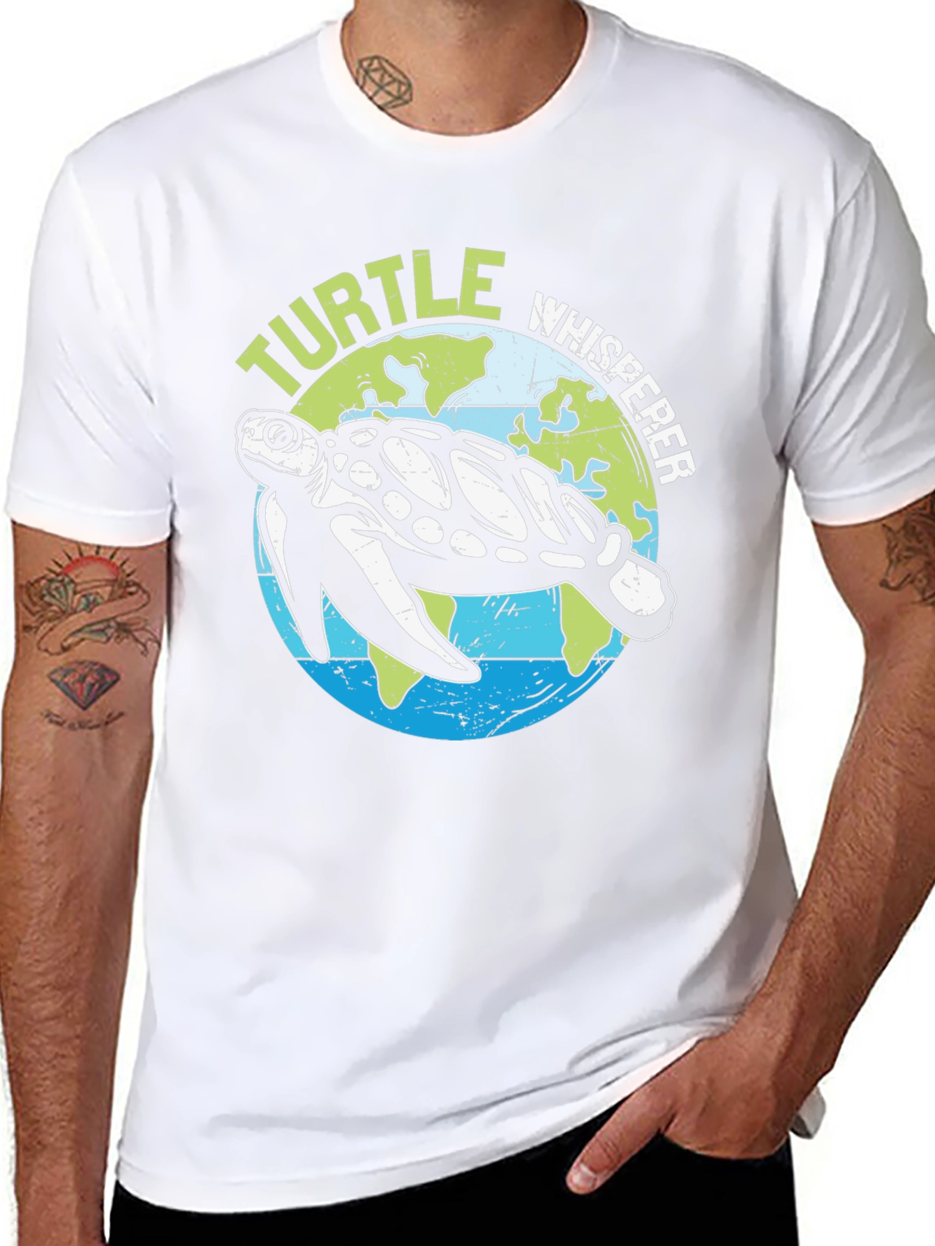 Turtle Whisperer Graphic Tee - Ocean Lover