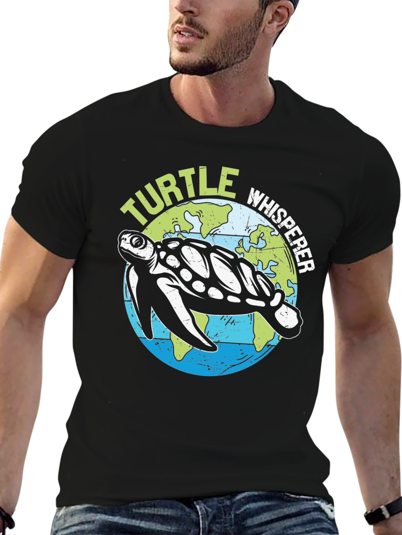 Turtle Whisperer Graphic Tee - Ocean Lover