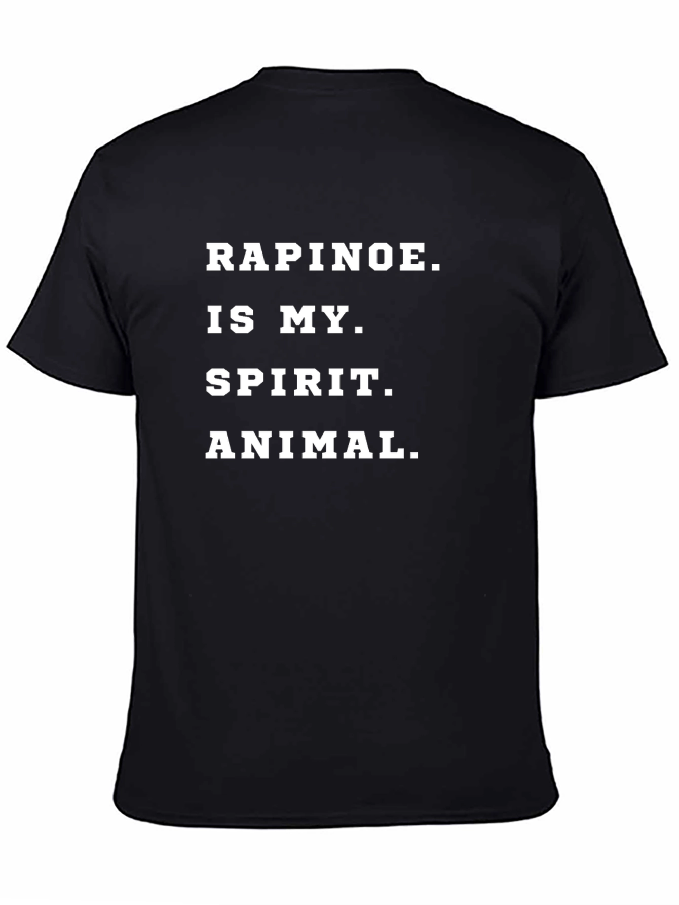 Rapinoe Spirit Animal Black Graphic Tee