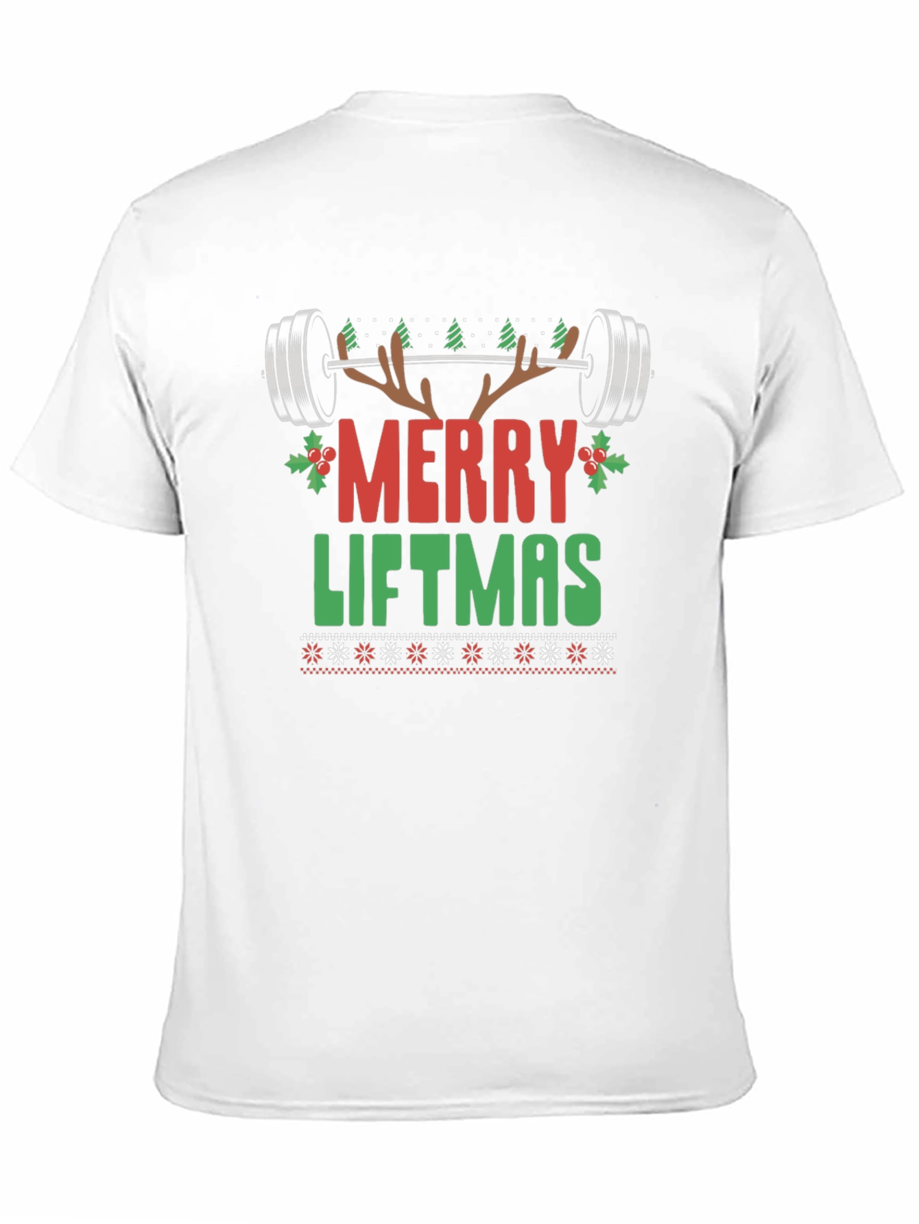 Merry Liftmas Black Graphic Tee