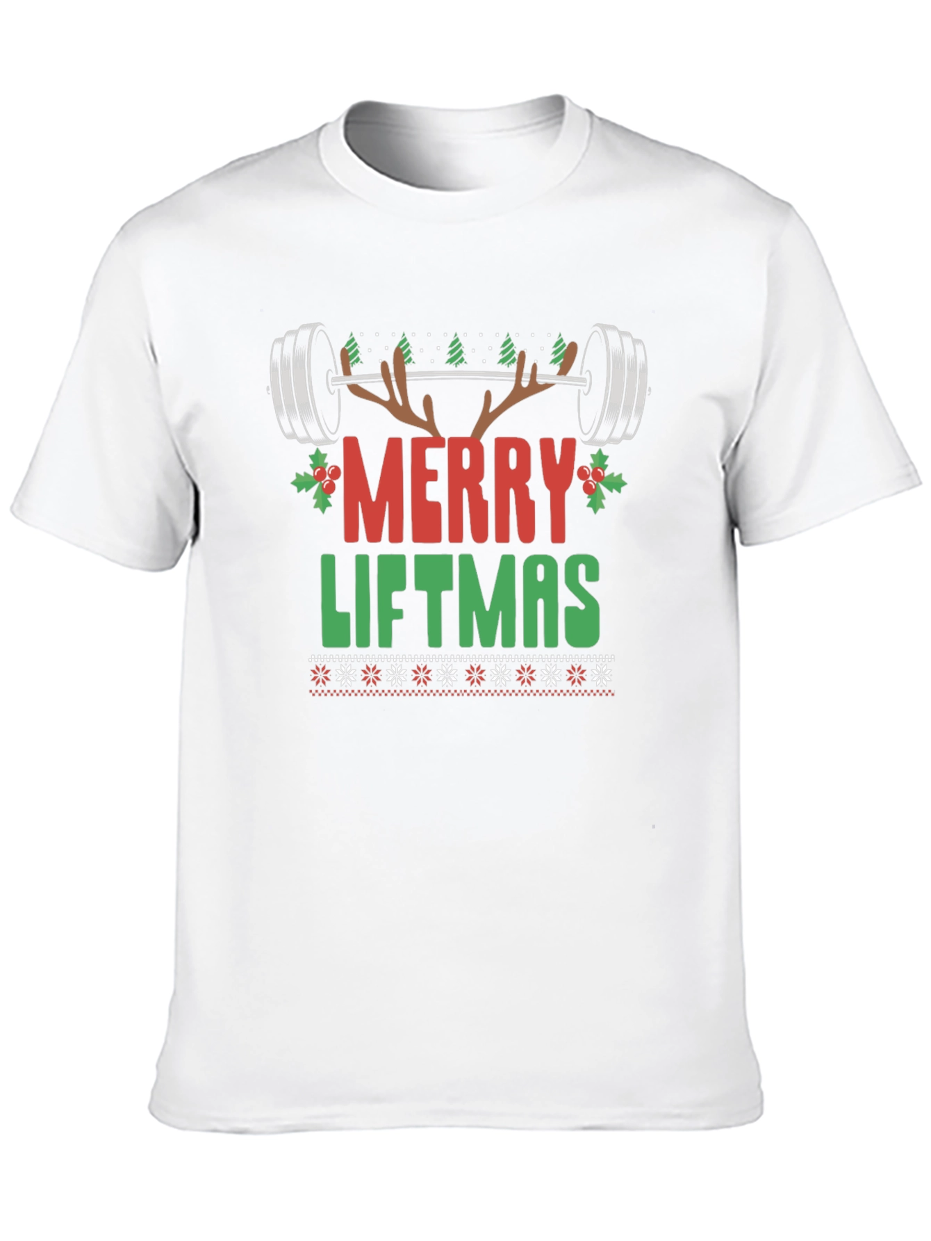 Merry Liftmas Black Graphic Tee