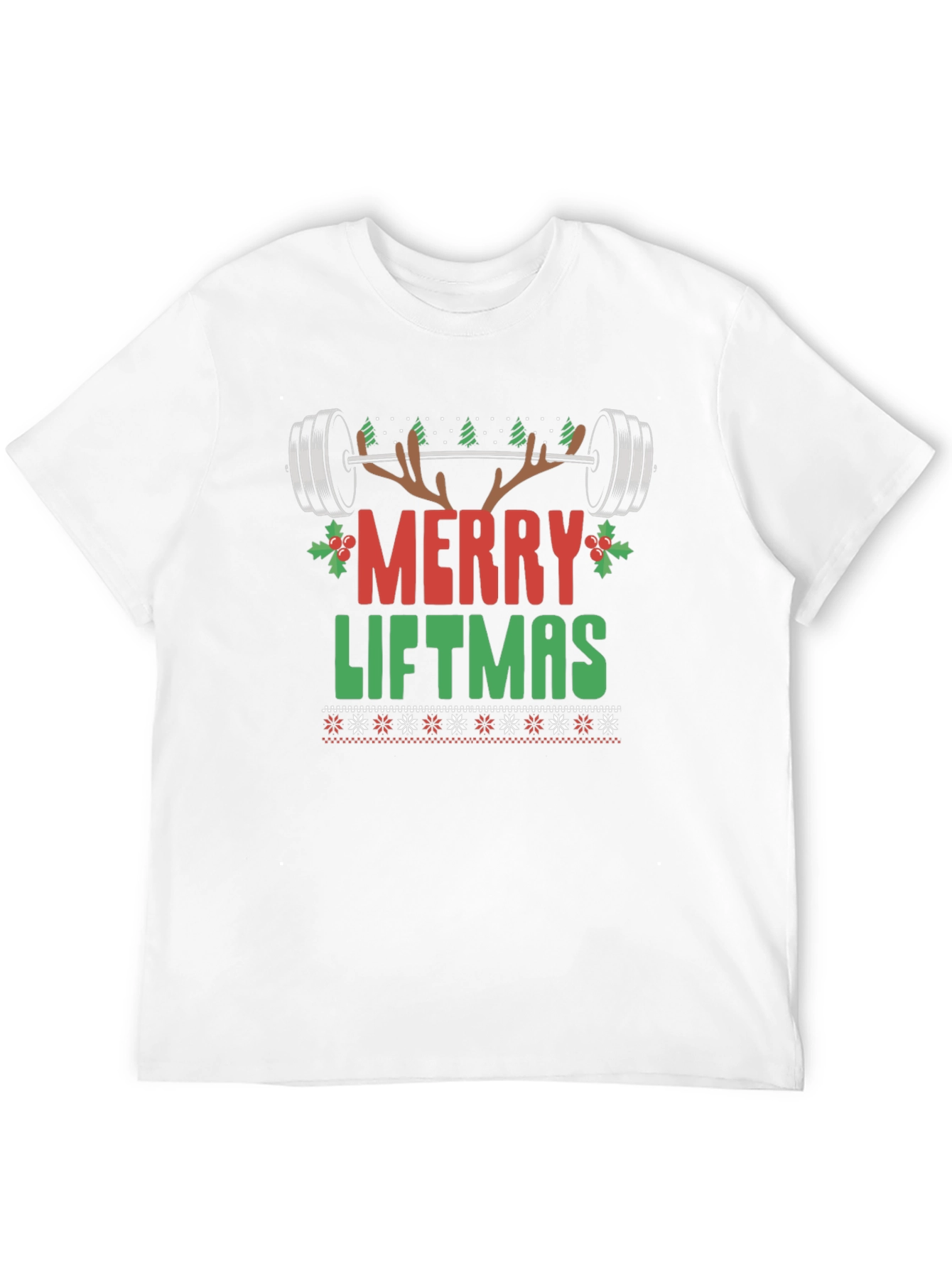 Merry Liftmas Black Graphic Tee