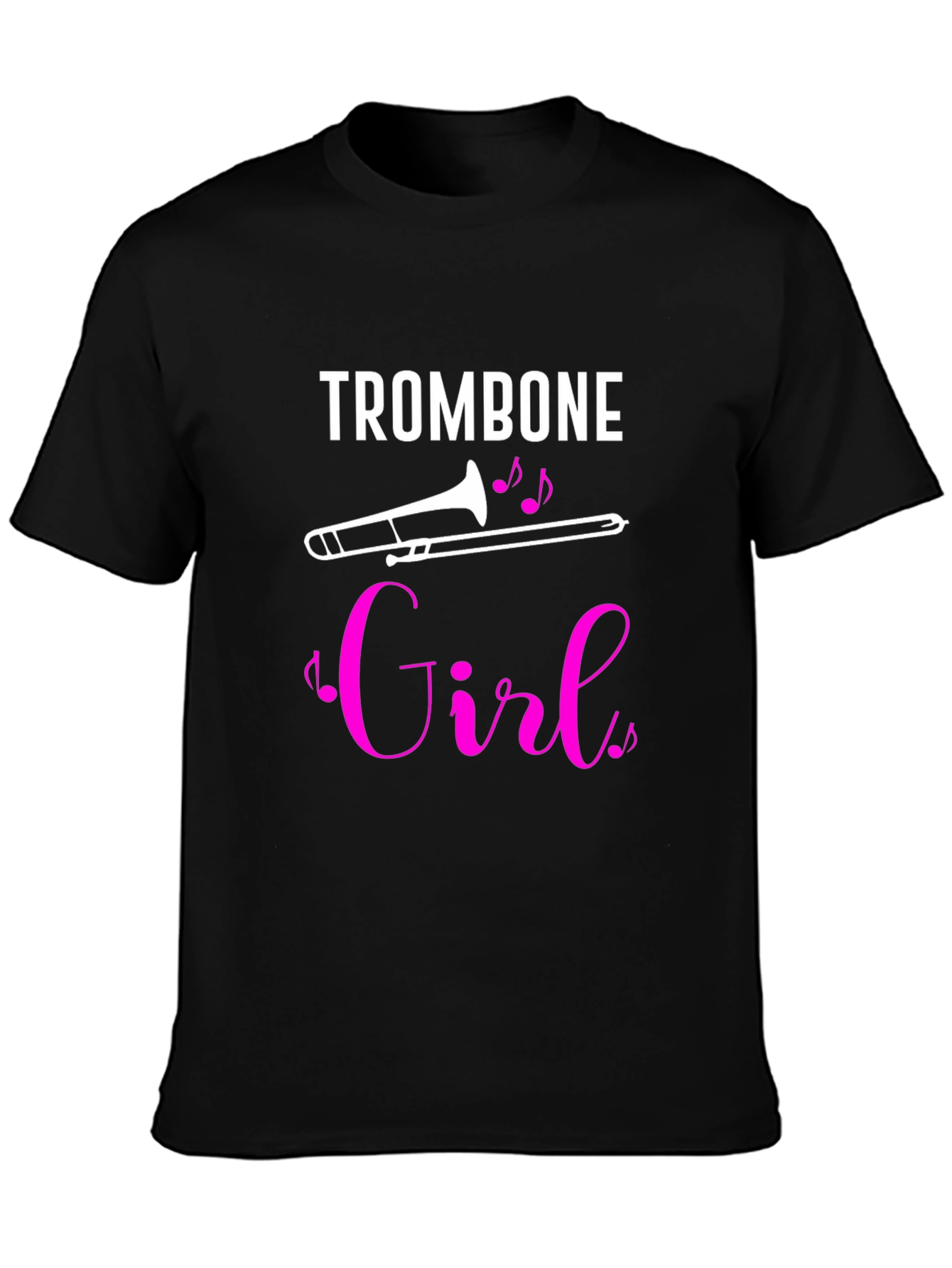 Trombone Girl T-Shirt - Musician Tee