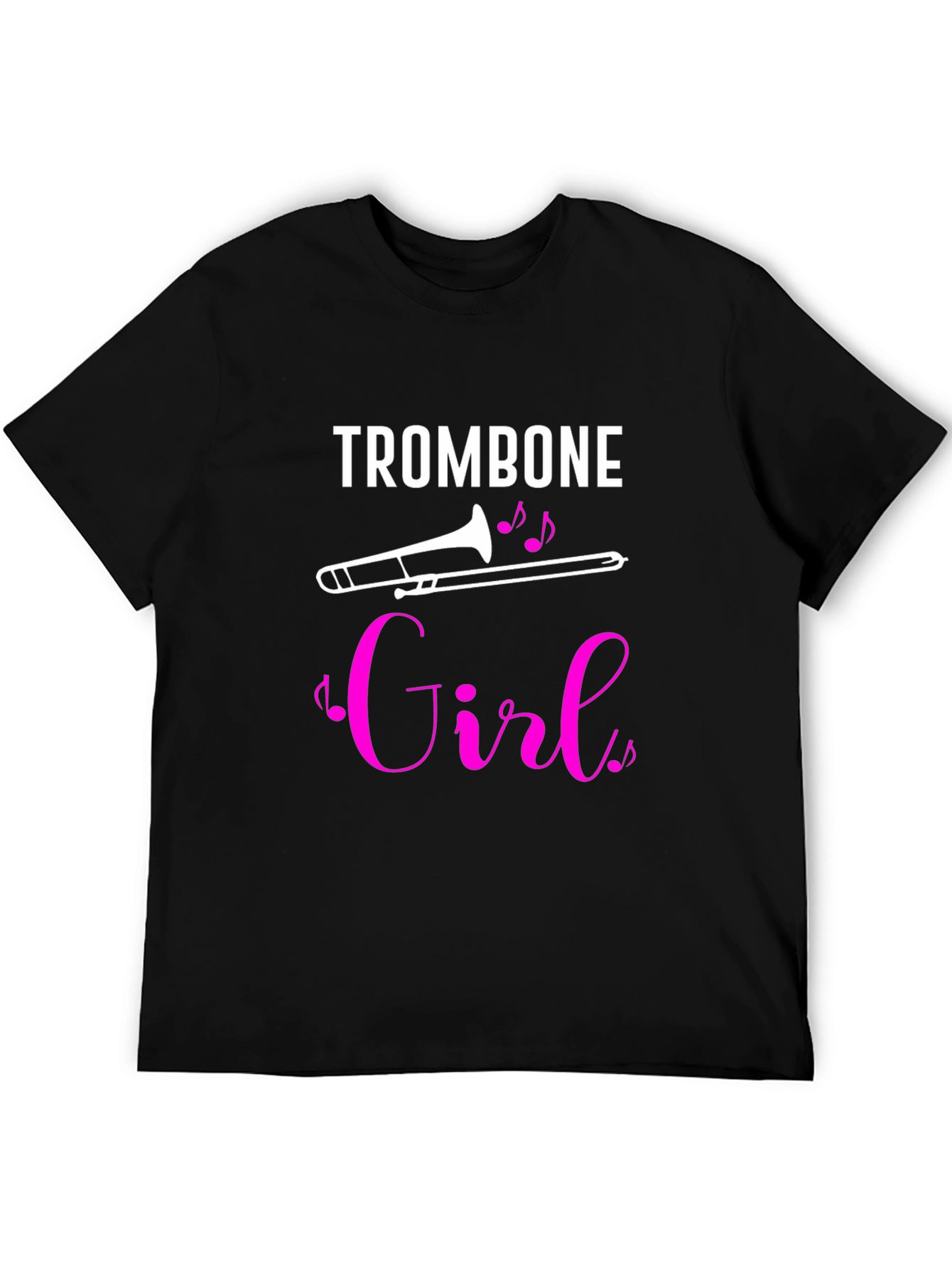 Trombone Girl T-Shirt - Musician Tee