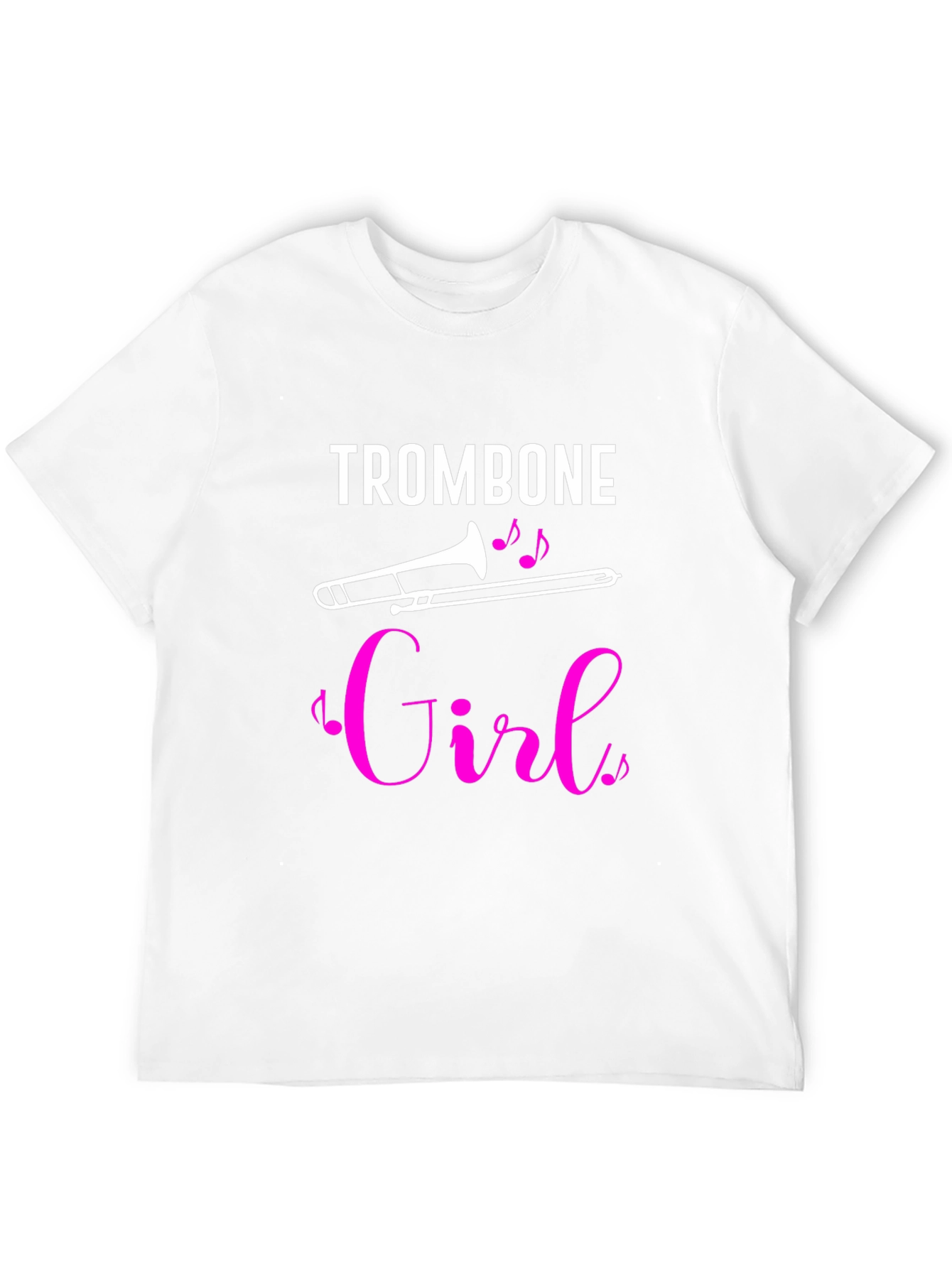Trombone Girl T-Shirt - Musician Tee