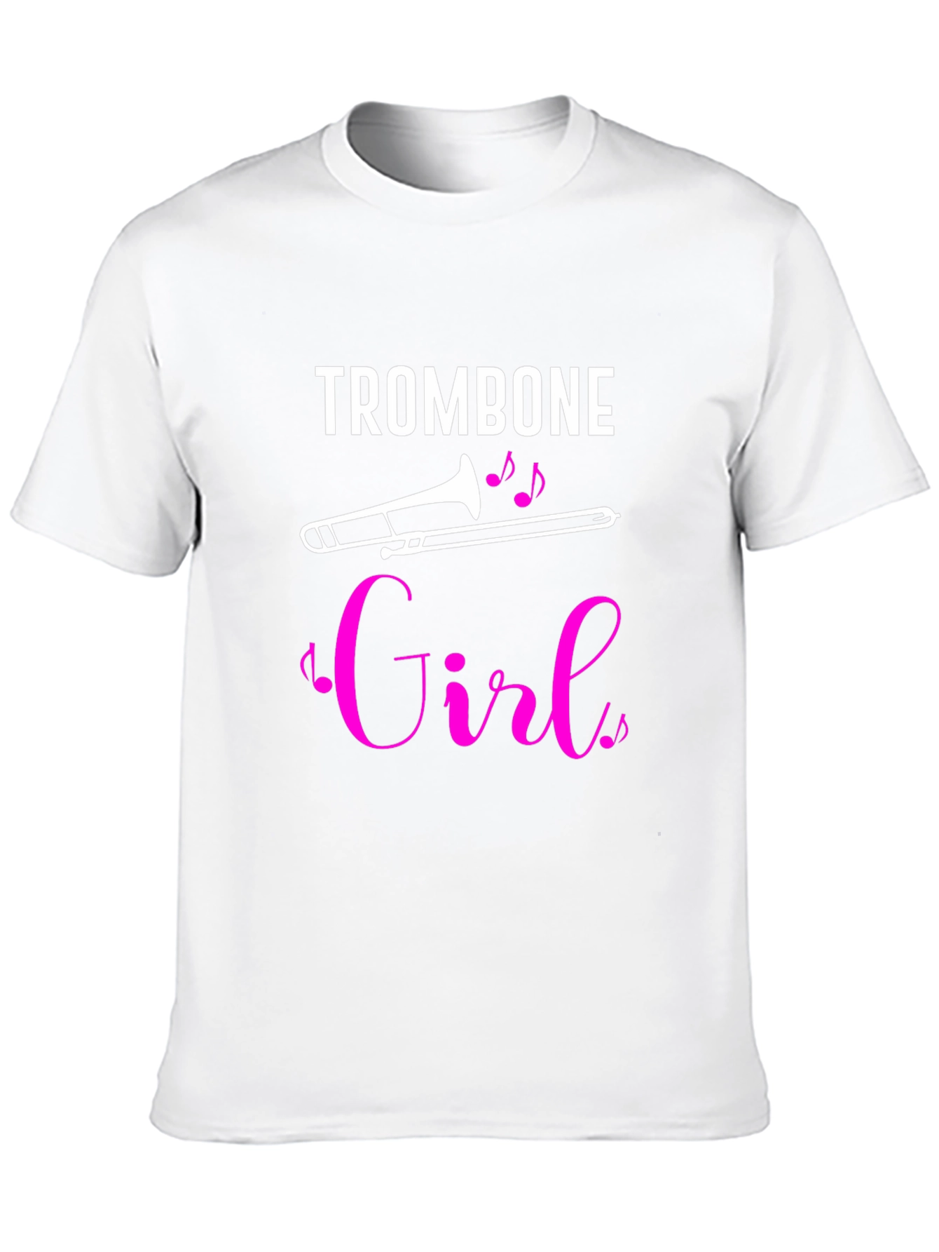 Trombone Girl T-Shirt - Musician Tee