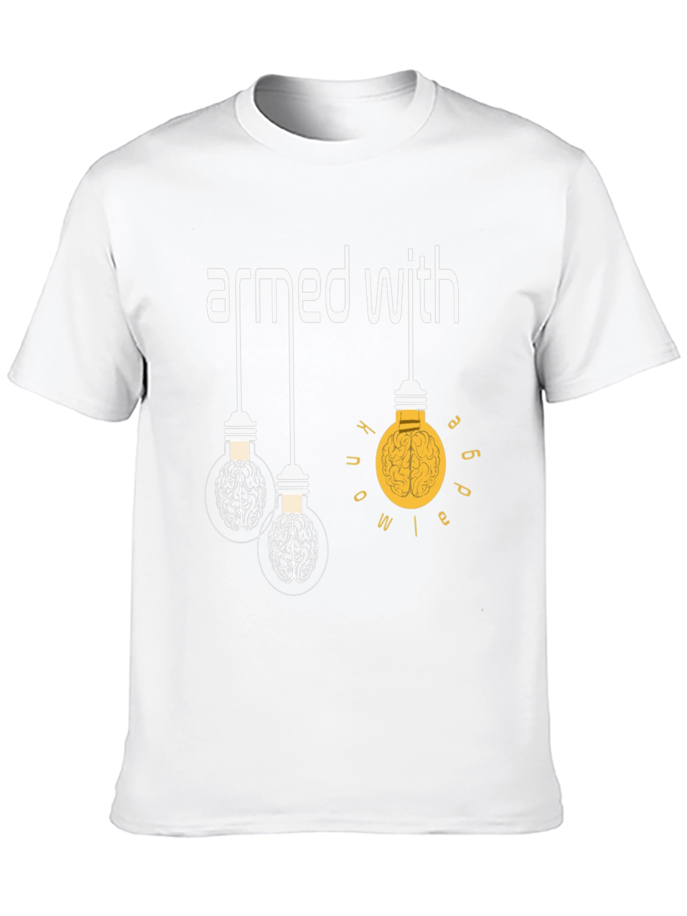 Armed With Ideas Graphic T-Shirt - Brain Power