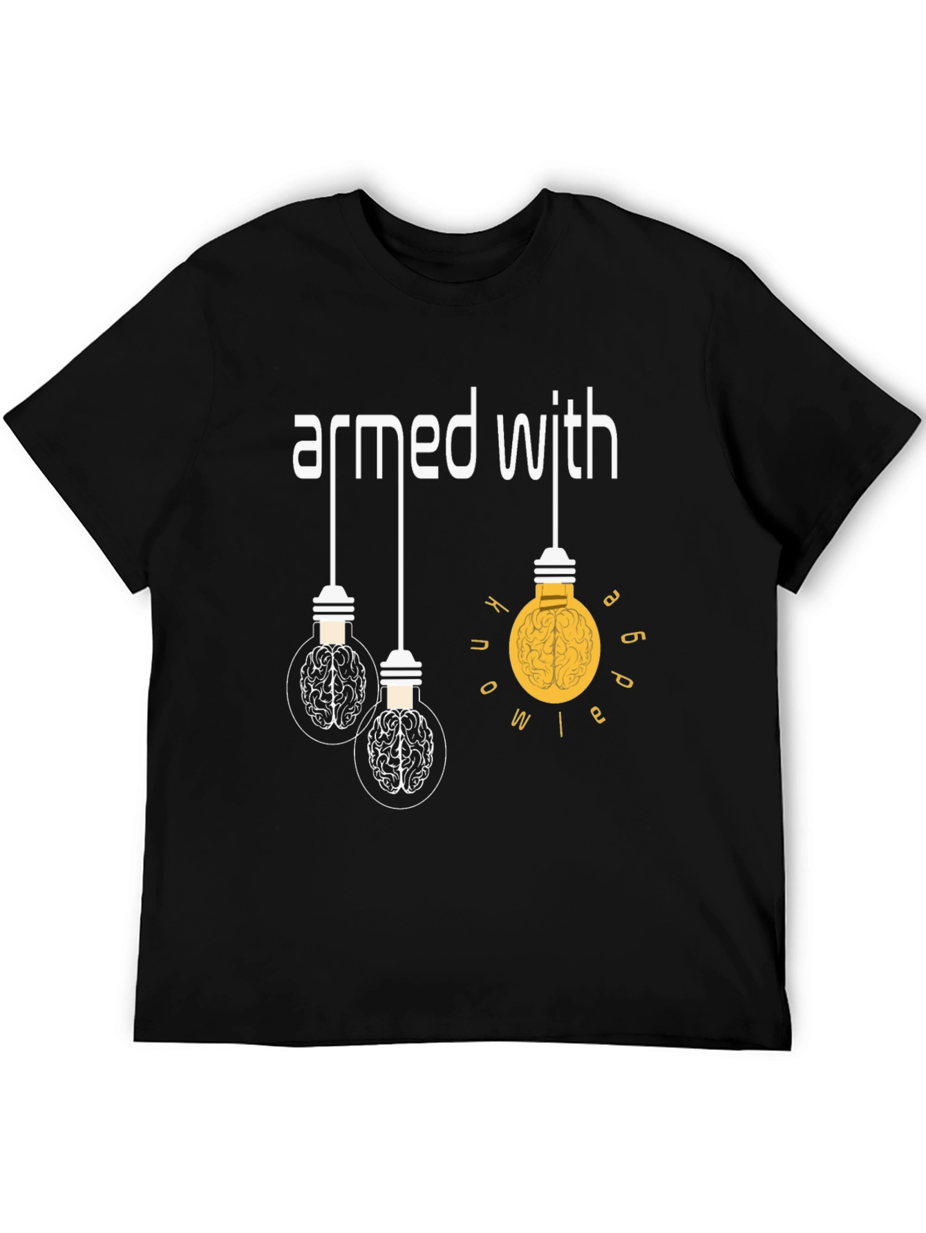Armed With Ideas Graphic T-Shirt - Brain Power