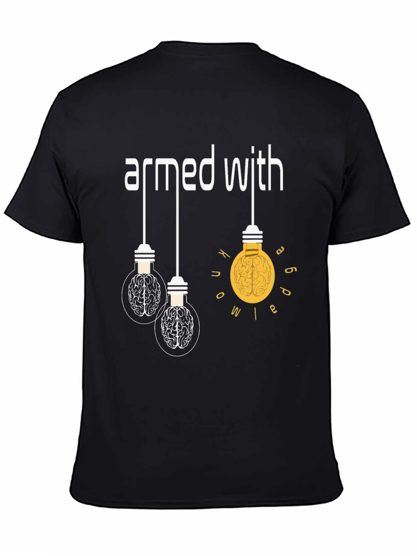 Armed With Ideas Graphic T-Shirt - Brain Power