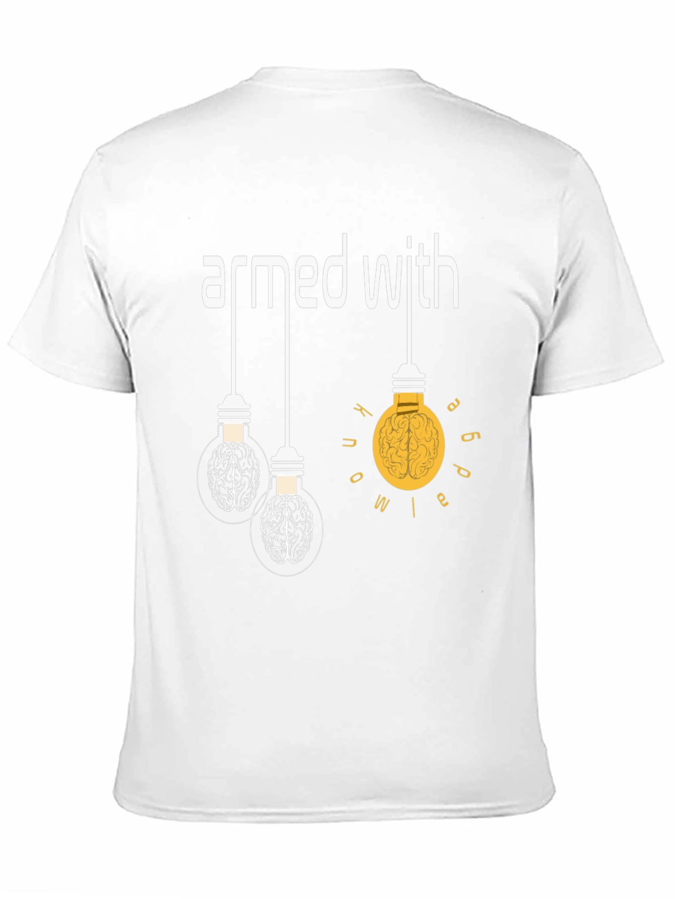 Armed With Ideas Graphic T-Shirt - Brain Power