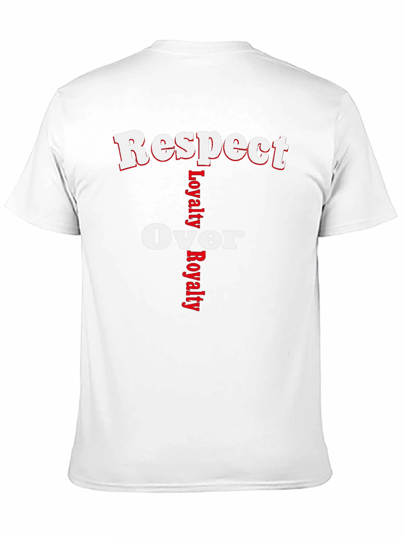 Respect Over Loyalty Graphic T-Shirt - Black