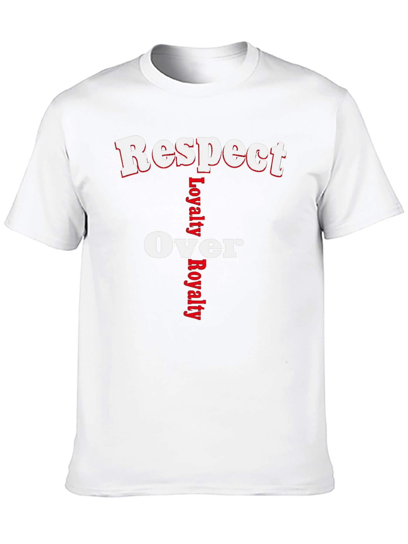 Respect Over Loyalty Graphic T-Shirt - Black