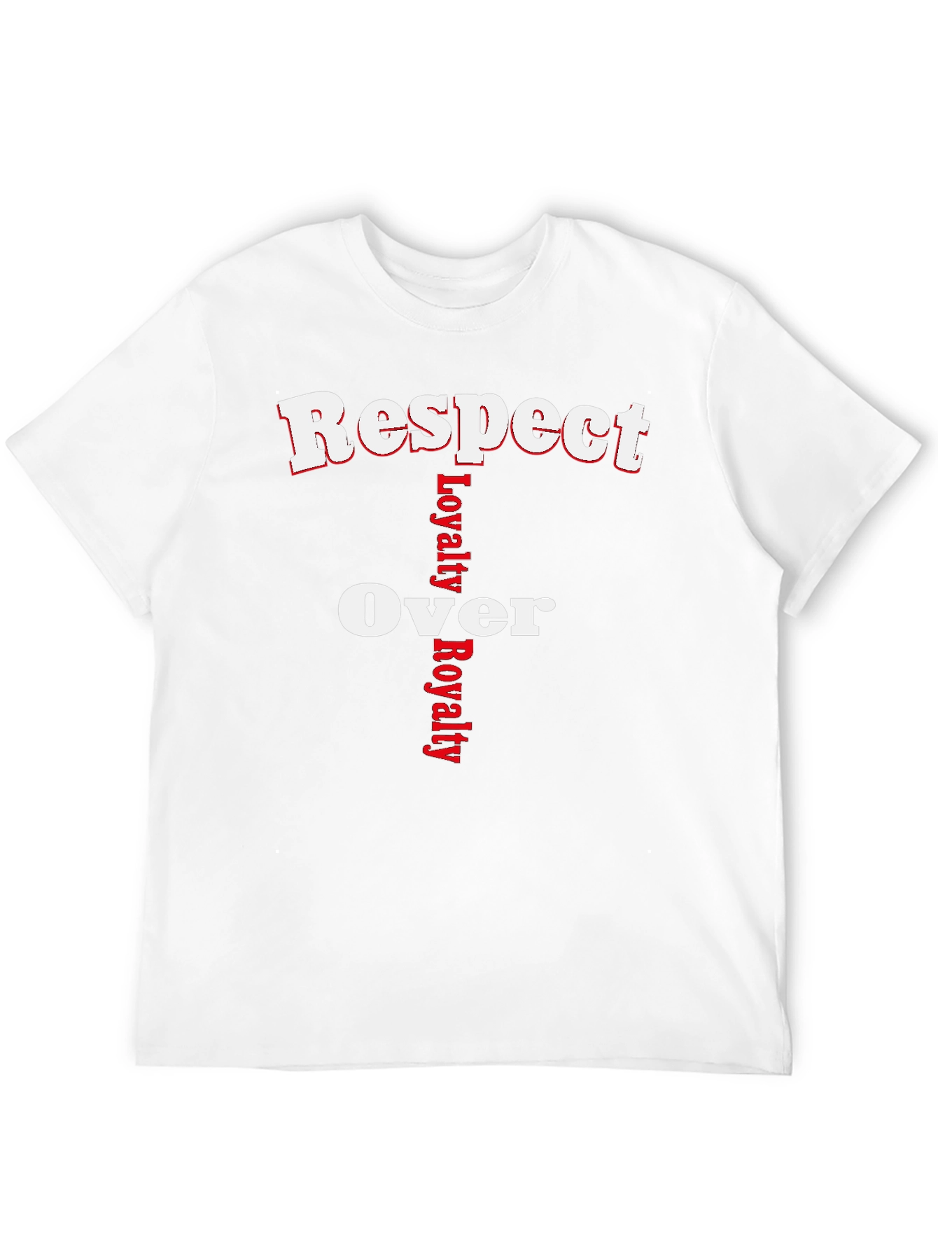 Respect Over Loyalty Graphic T-Shirt - Black