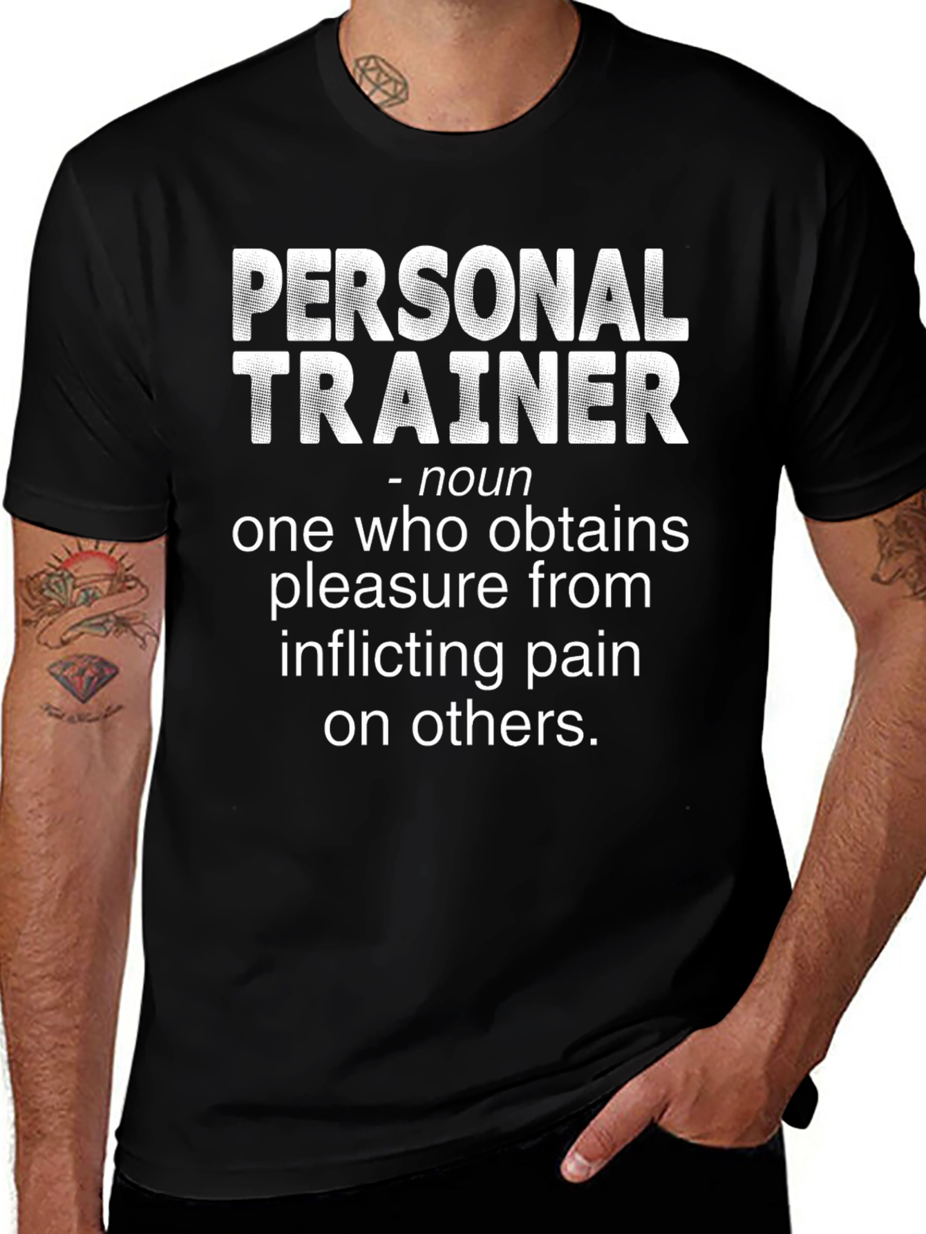 Personal Trainer Definition T-Shirt Funny Workout Gift