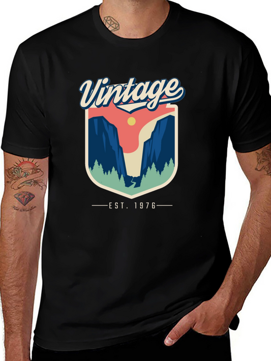 Vintage 1976 Graphic Tee - Retro Style