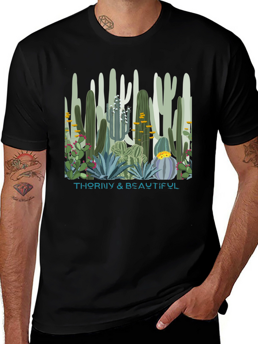 Thorny & Beautiful Cactus Graphic T-Shirt