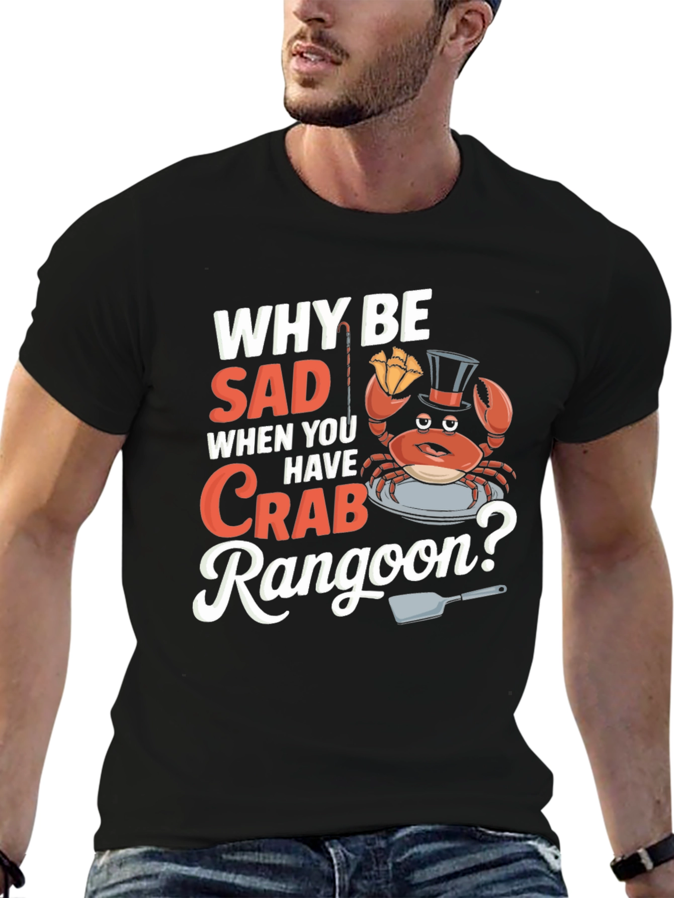 Funny Crab Rangoon T-Shirt - Foodie Tee