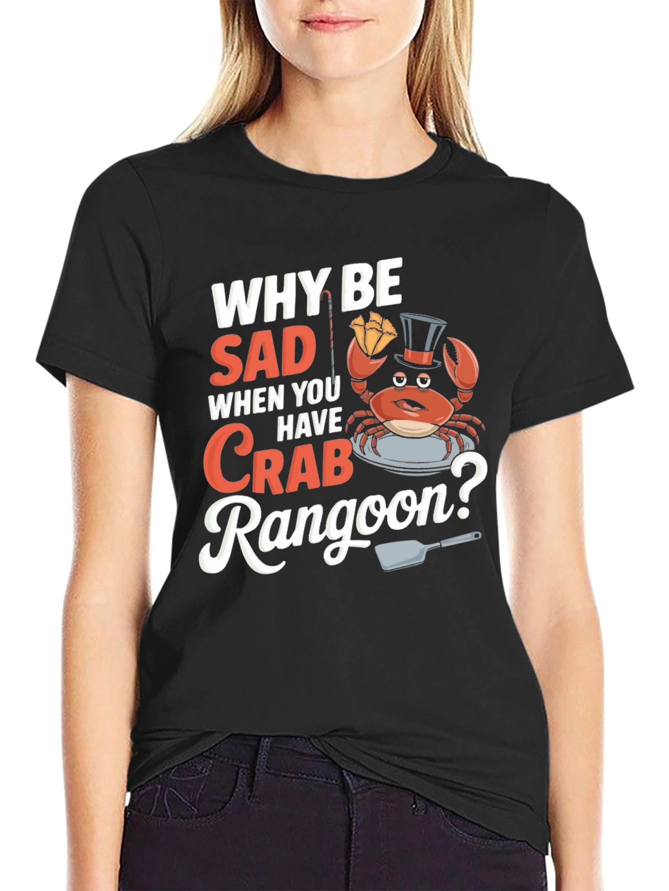 Funny Crab Rangoon T-Shirt - Foodie Tee